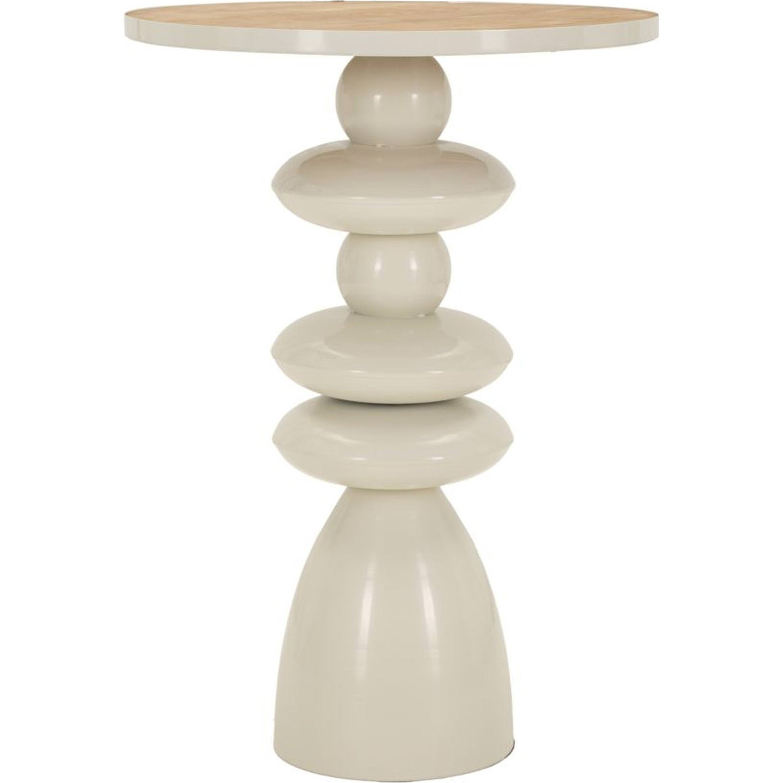 Table d'appoint ronde au piètement sculptural, RECOLLECTION