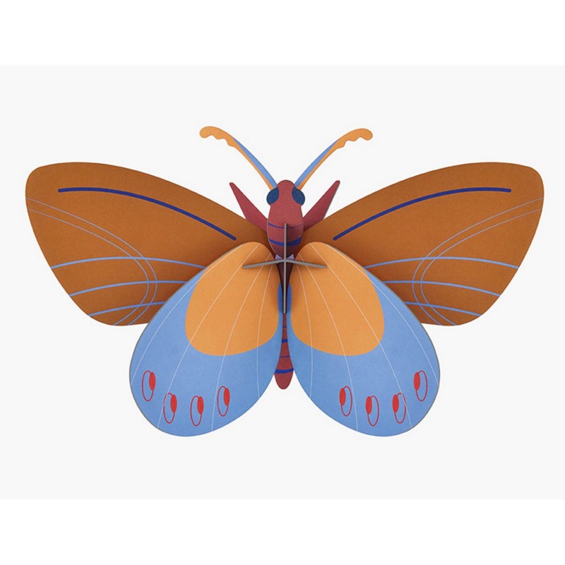 Papillon mural carton Ochre Costa Butterfly, STUDIO ROOF