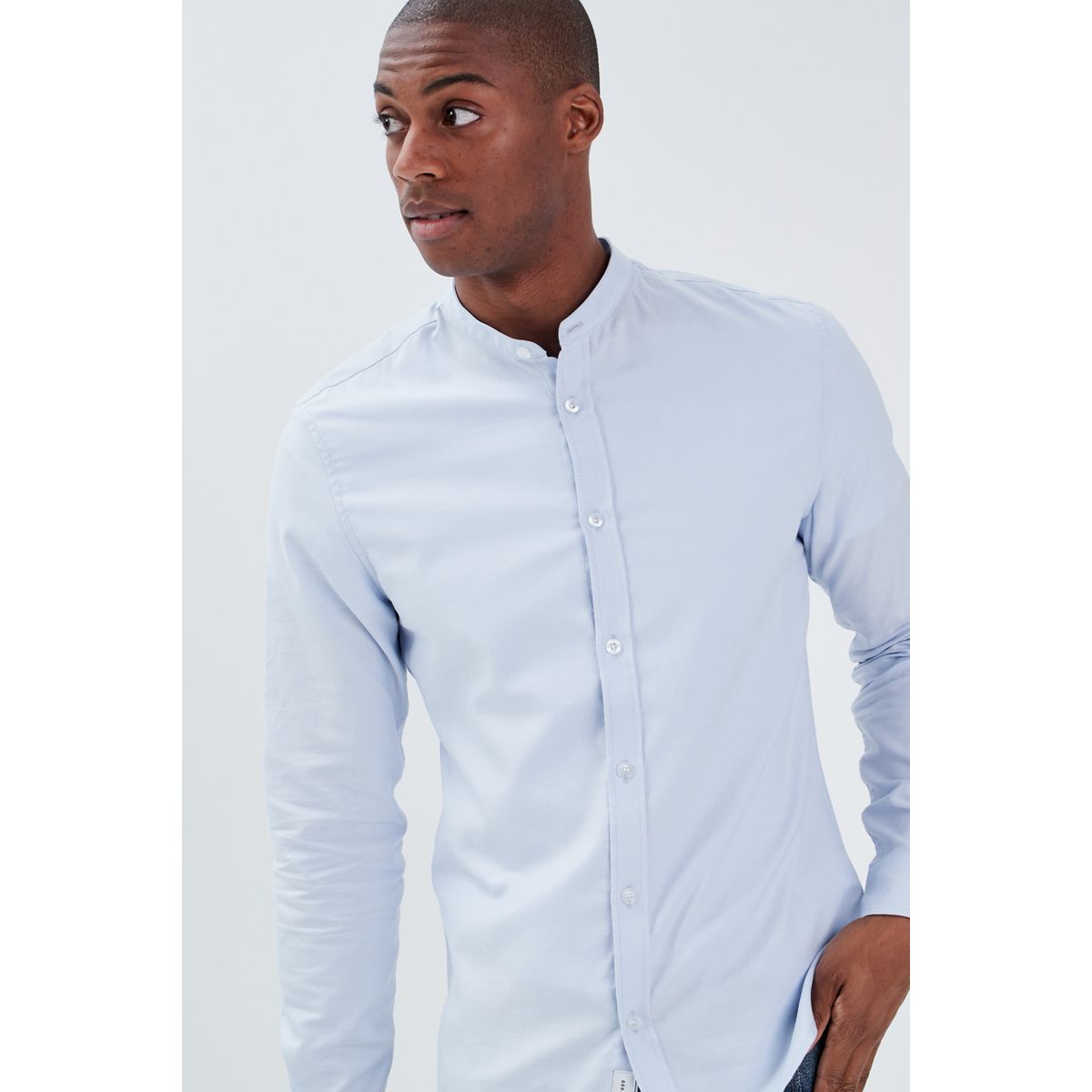 Chemise blanche col mao homme La Redoute