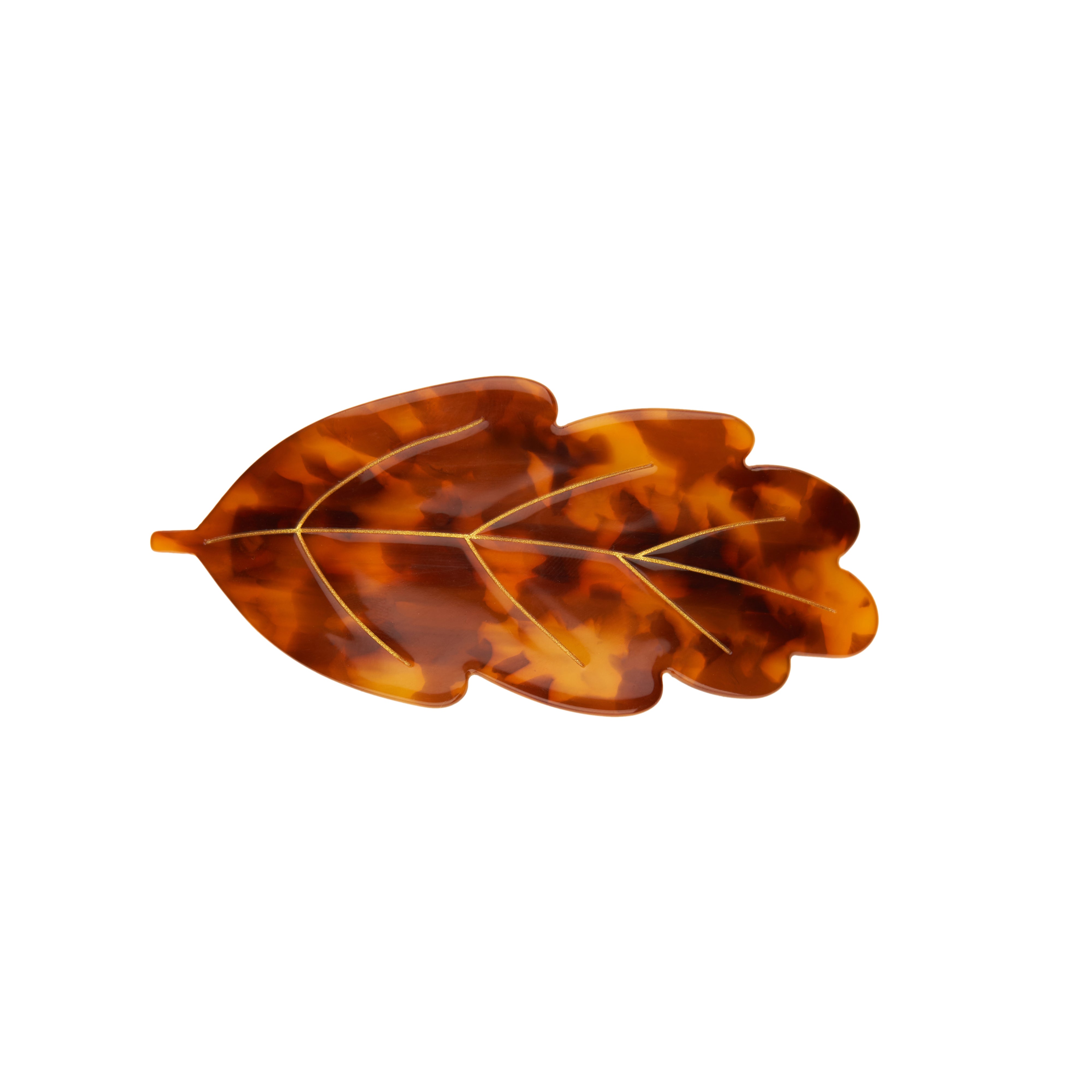 French Barrette FEUILLE, COUCOU SUZETTE