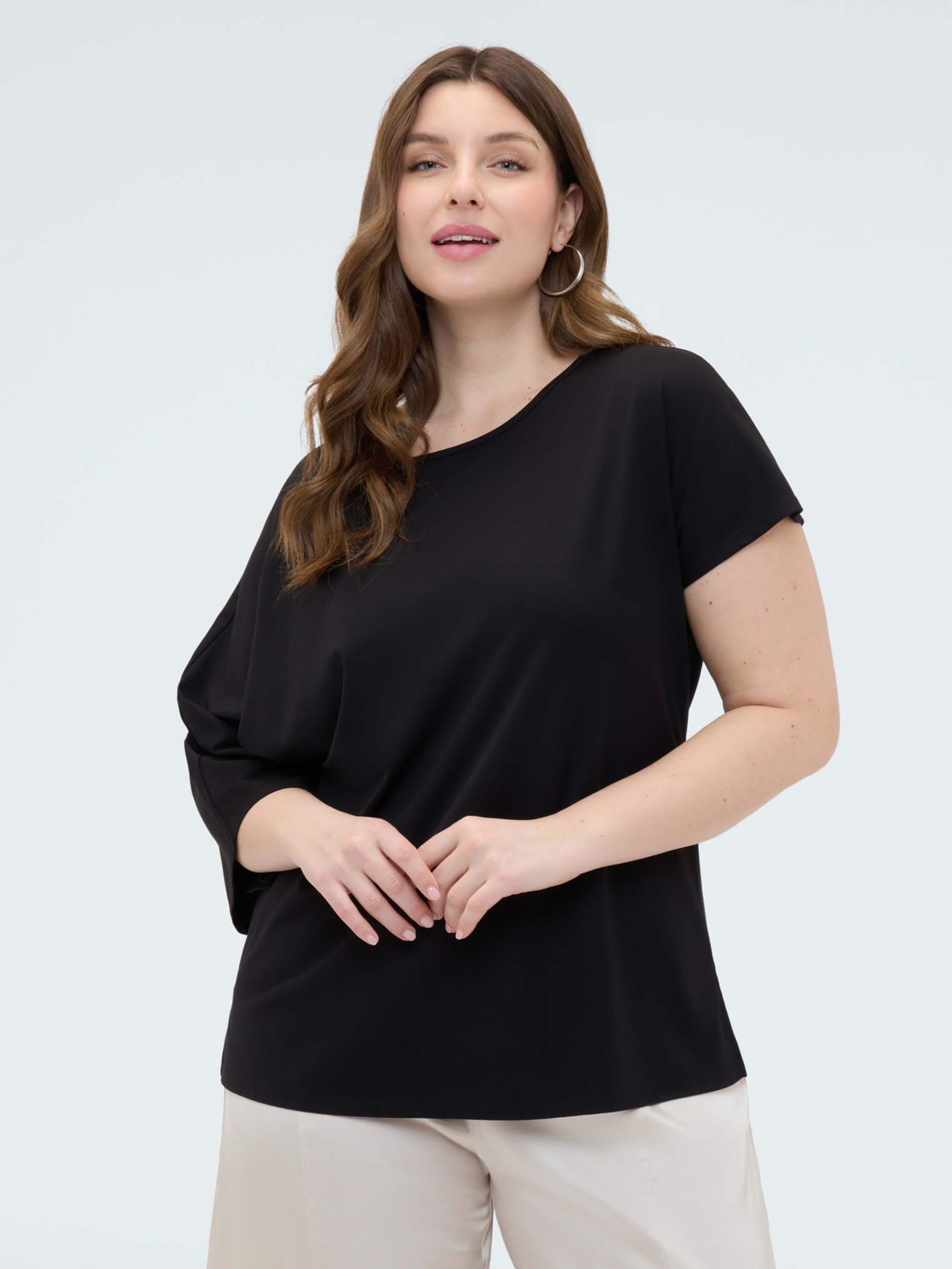 T-shirt manches asymétriques, FIORELLA RUBINO