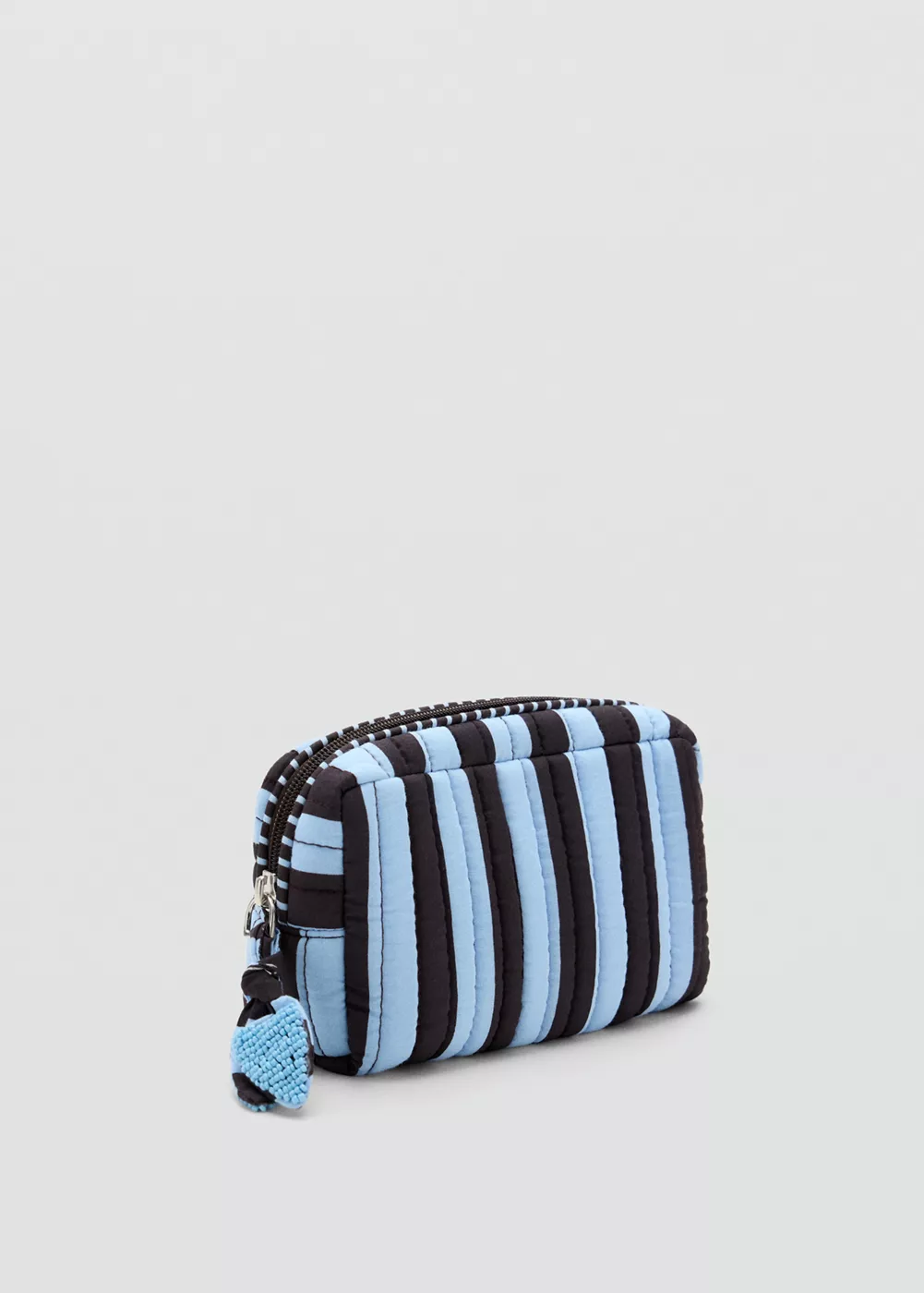 Trousse de maquillage coton rayures, MANGO TEEN