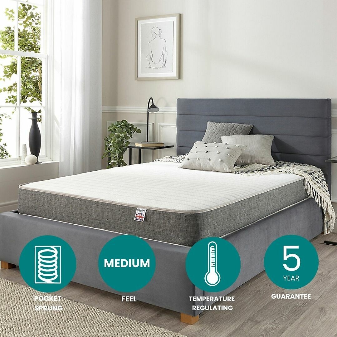 Pocket + 1000 Value 5 Layer Mattress, ASPIRE
