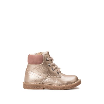 Kids Metallic Ankle Boots with Zip Fastening LA REDOUTE COLLECTIONS
