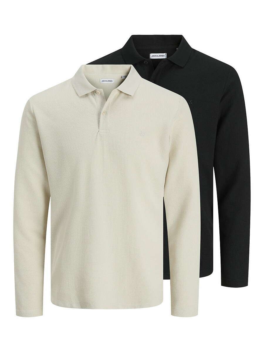 Lot de 2 polos manches longues