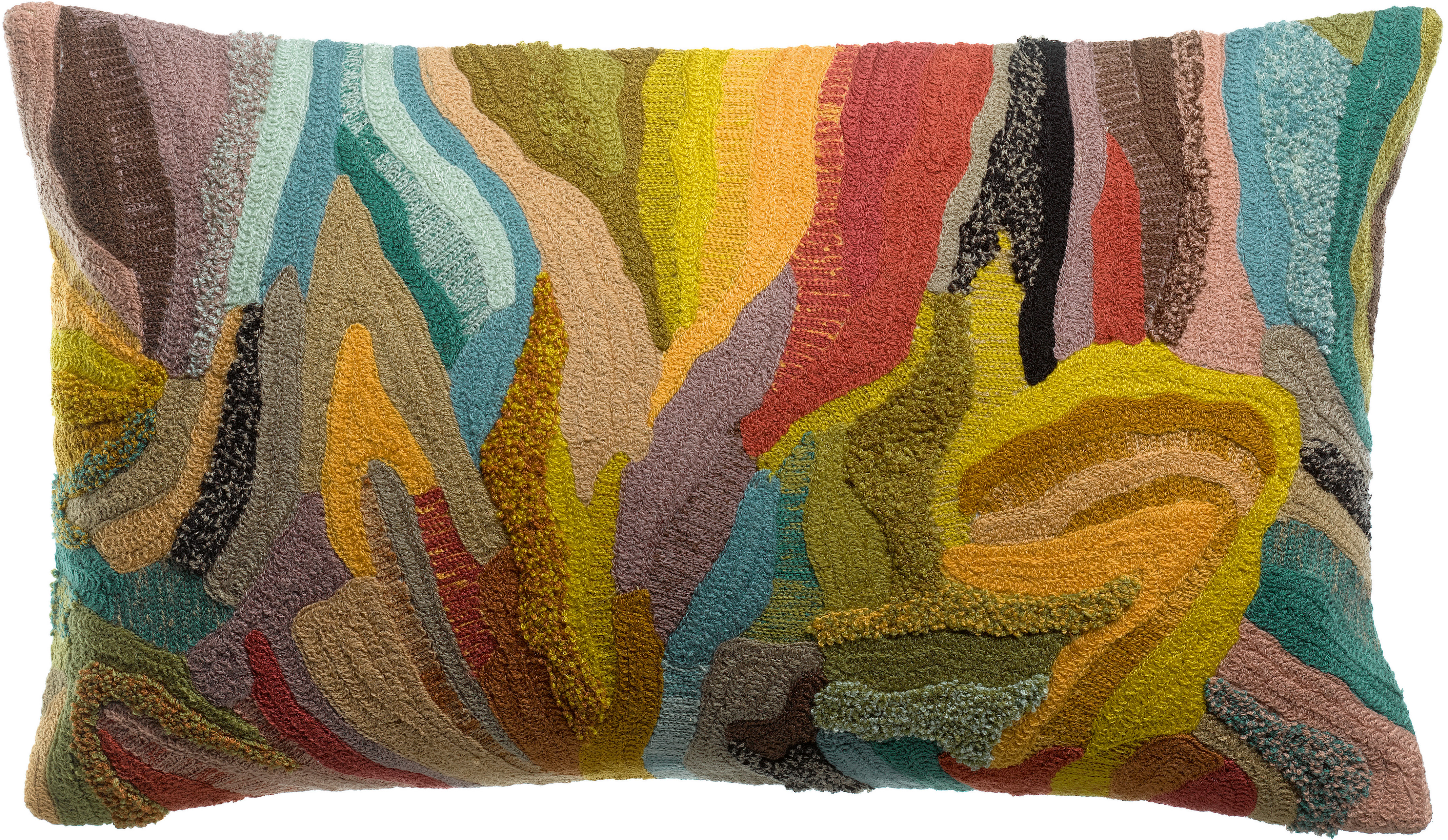 Coussin brodé Esquisse Perlée, EDEN