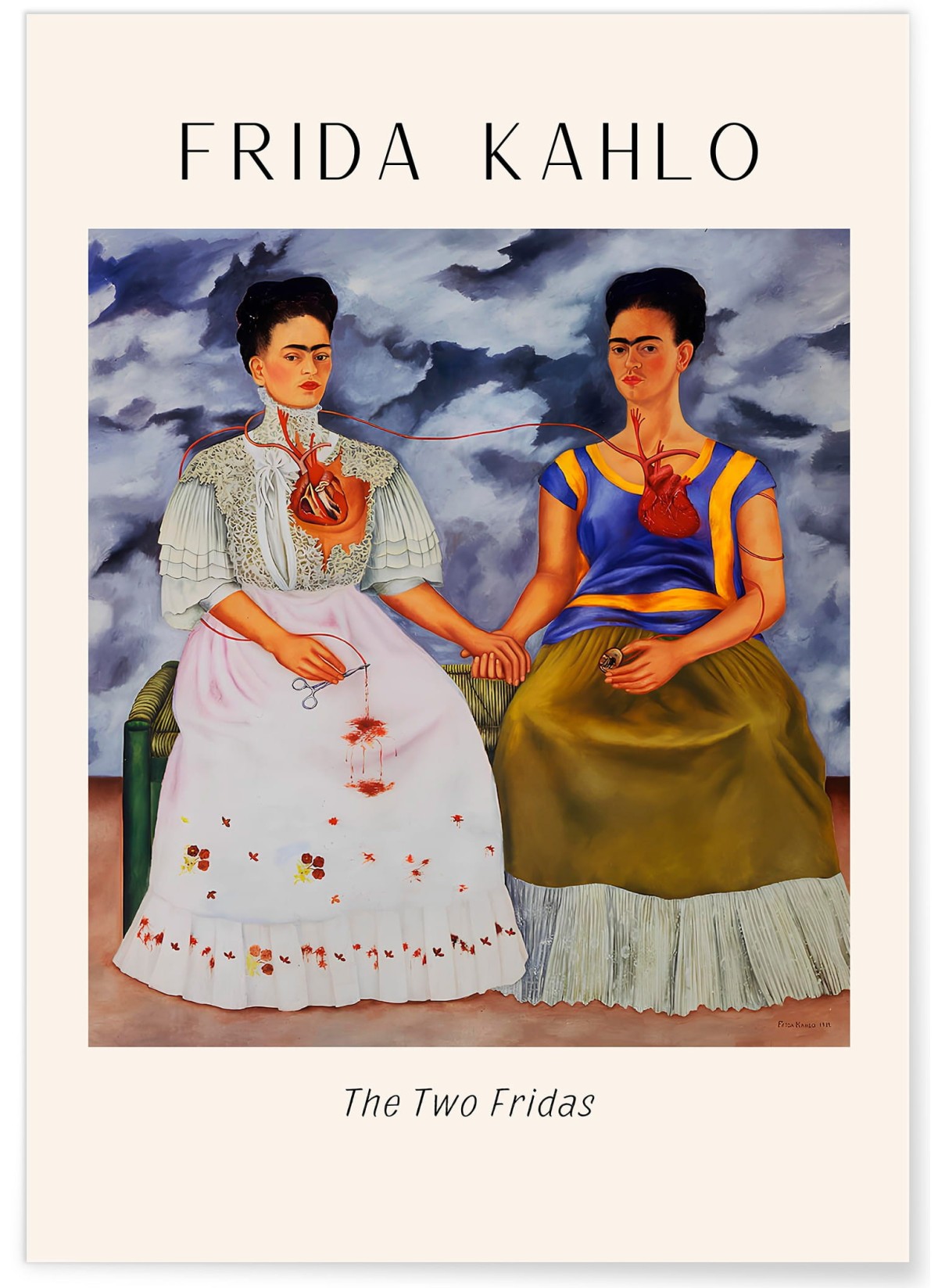 Affiche Frida Kahlo « The Two Fridas », L'AFFICHERIE