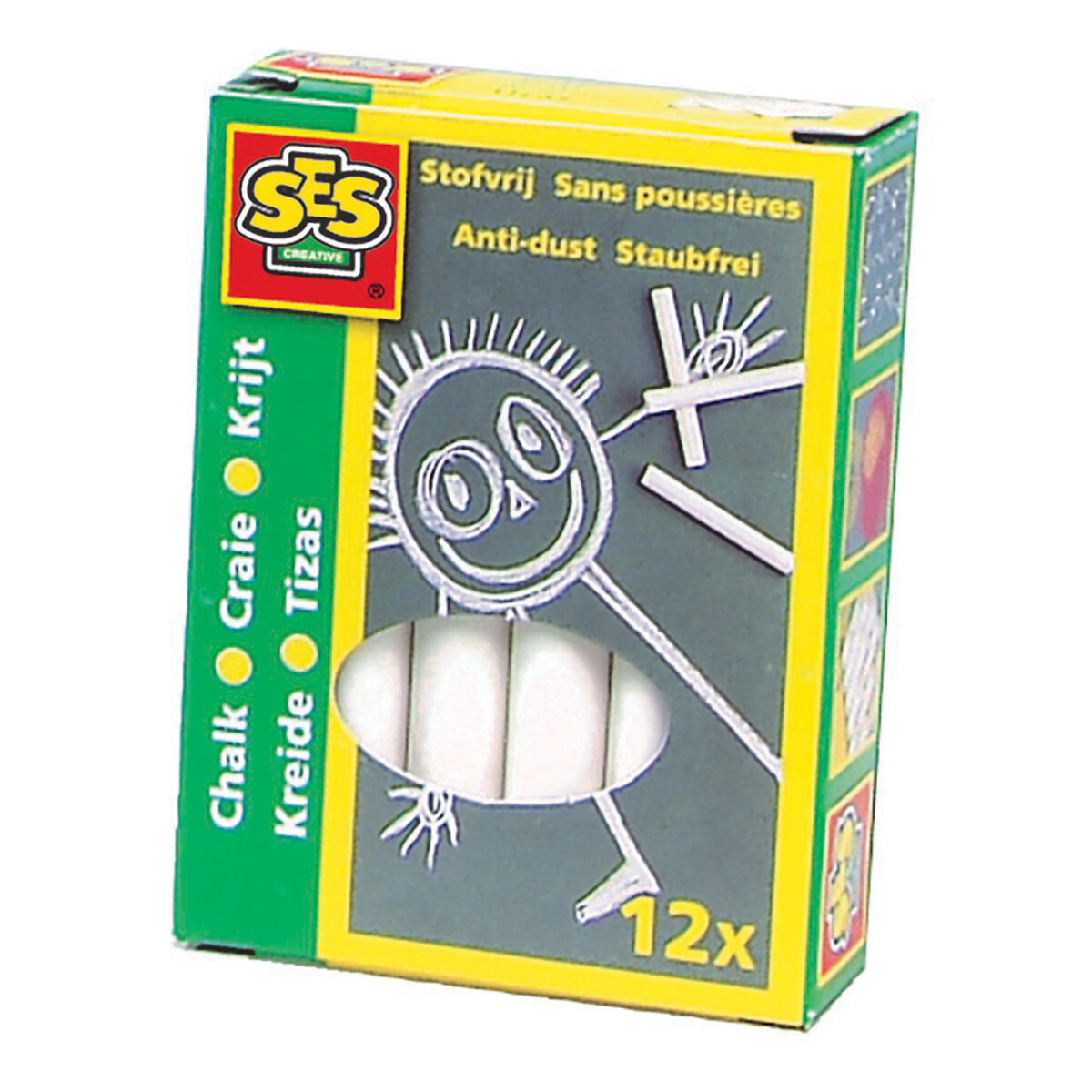 Brinquedo "Giz (conjunto 12)", SES, SES