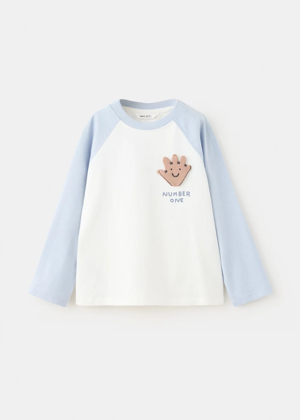 T-shirt raglan contrastant, MANGO BABY