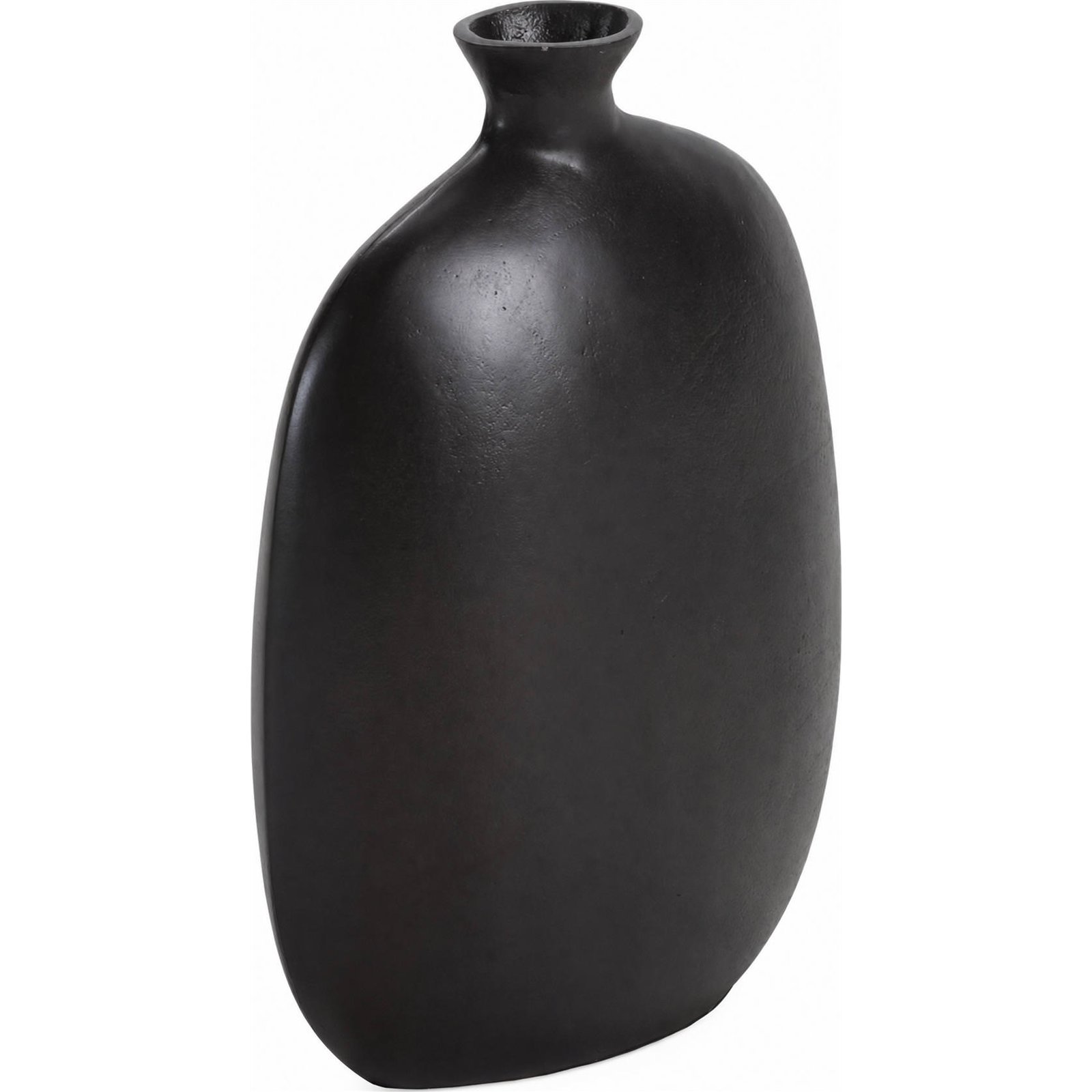 Vase sculptural en métal, Silhouette galbée, RECOLLECTION