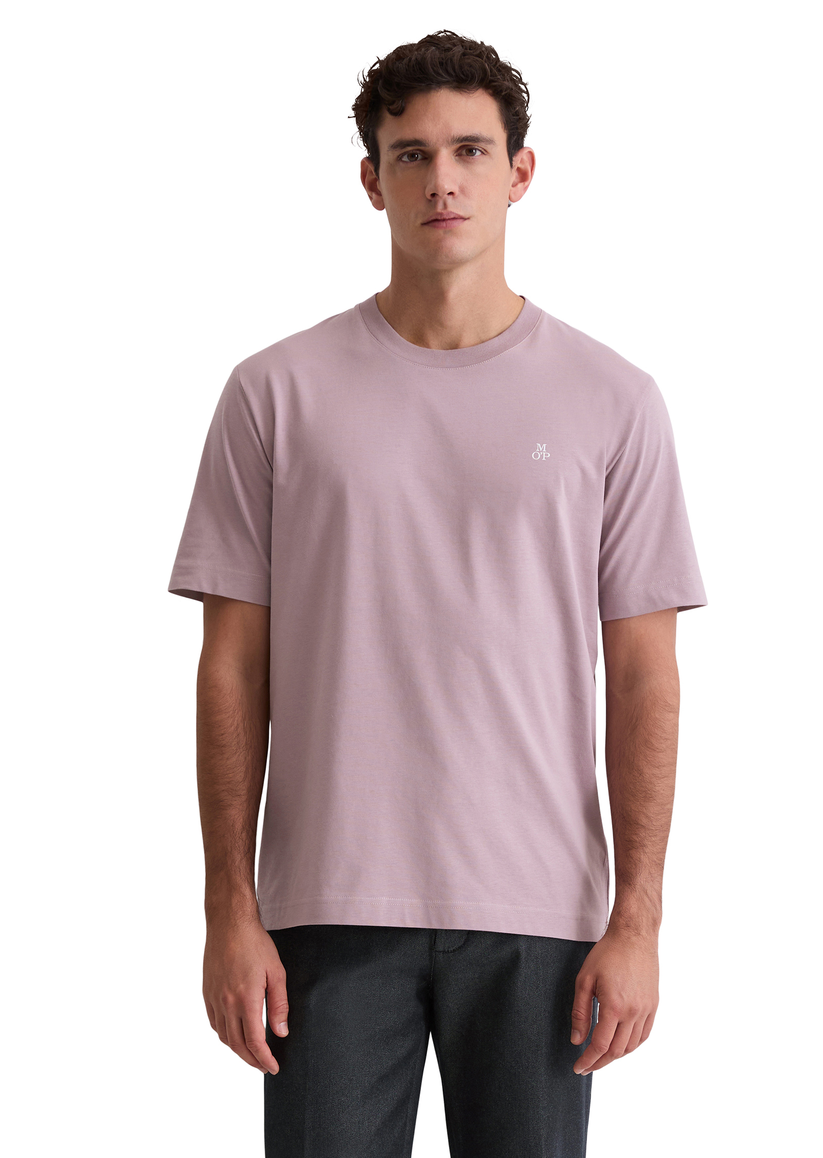 T-shirt basique regular en pur coton bio, MARC O'POLO