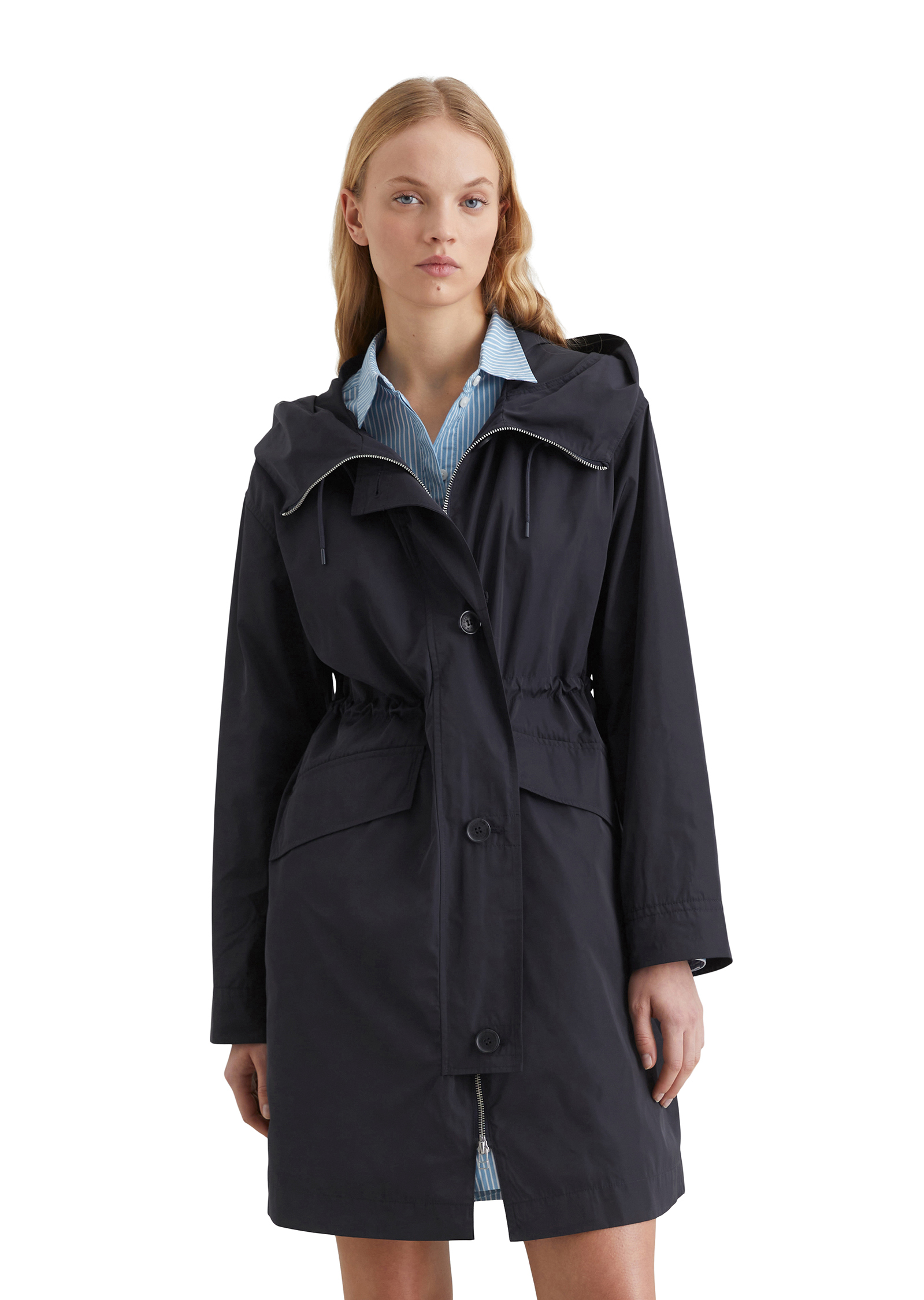 Parka relaxed en polyester résistant à l'eau, MARC O’POLO DENIM