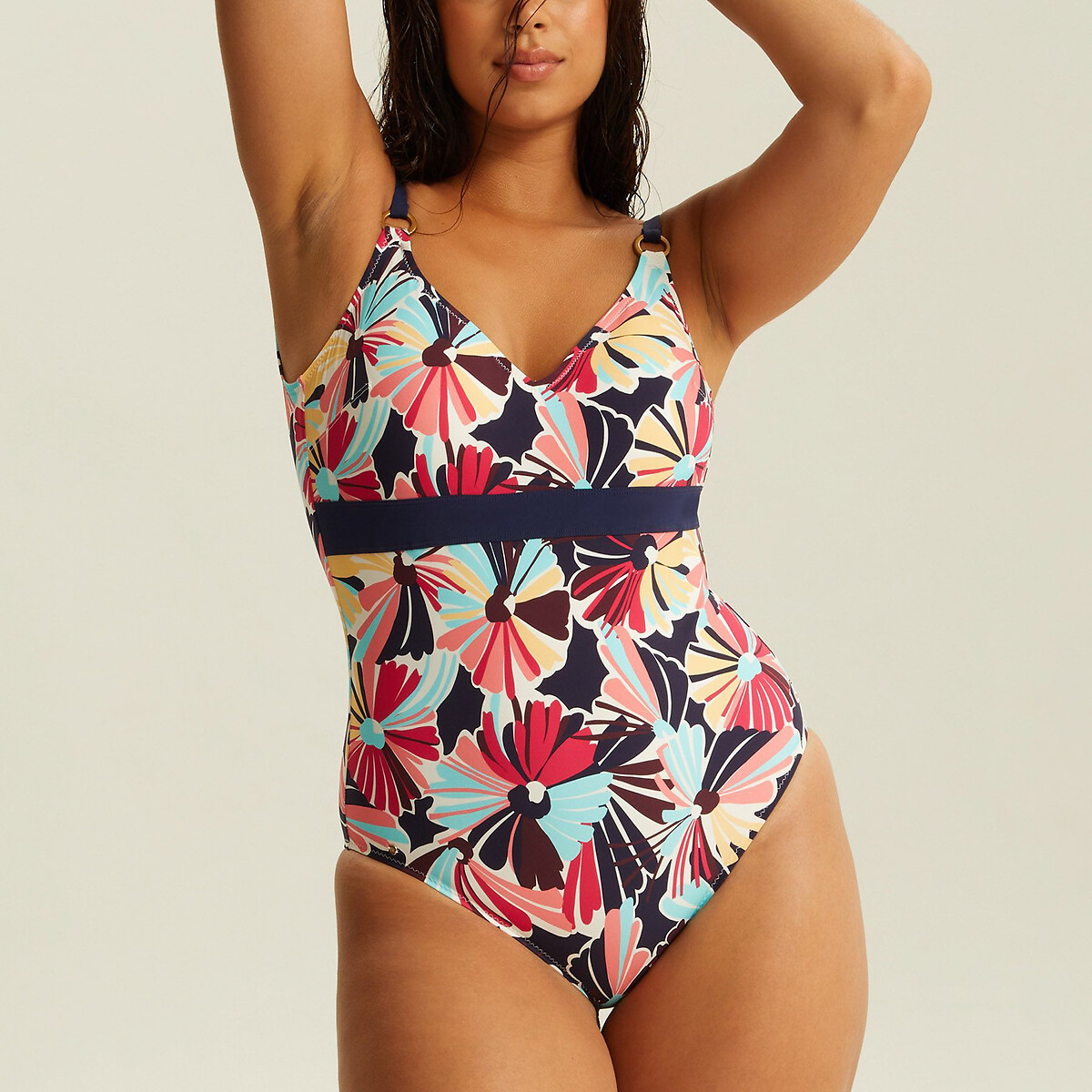 Image of Antioco Premium Recycled Swimsuit in Floral Print