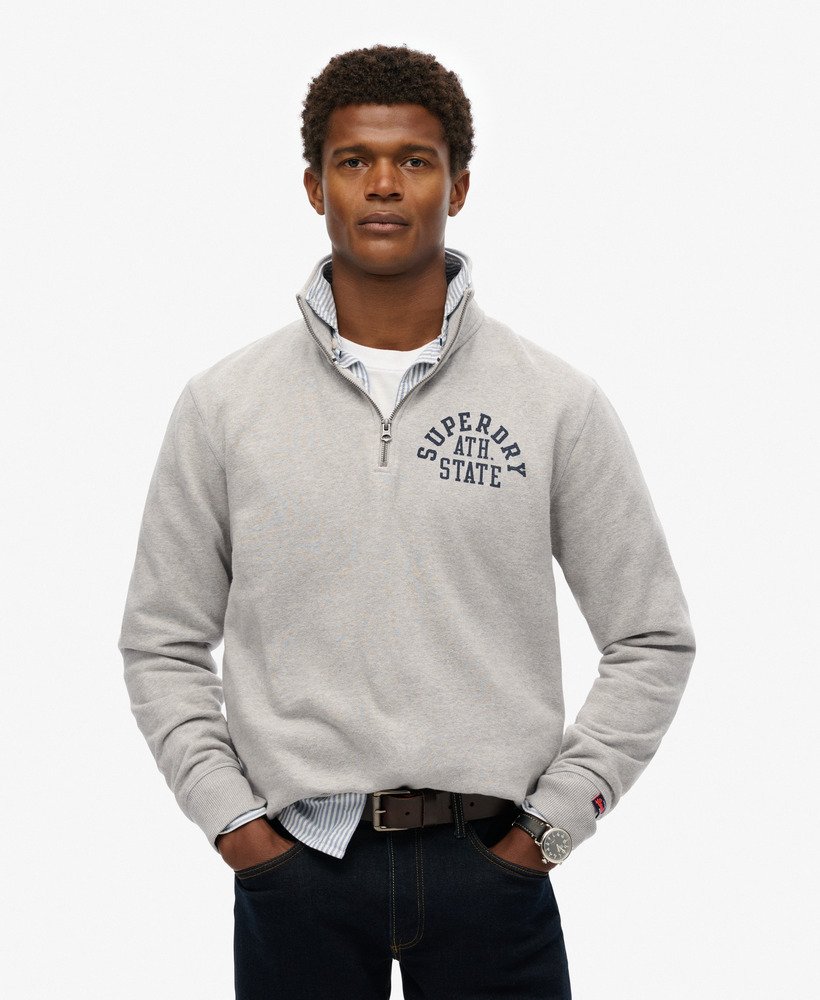 Sweat à col zippé Athletic Essentials, SUPERDRY