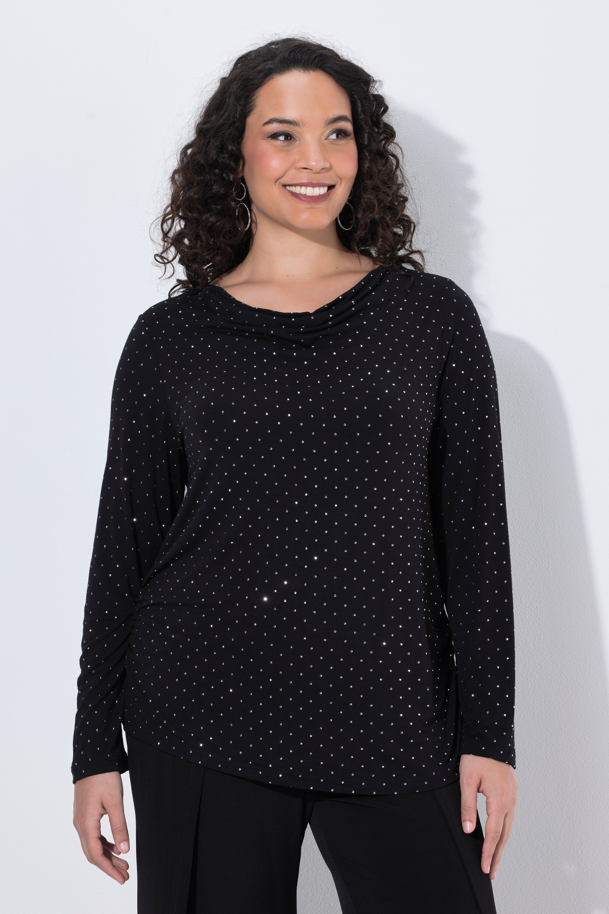 T-shirt avec strass fantaisie, ULLA POPKEN