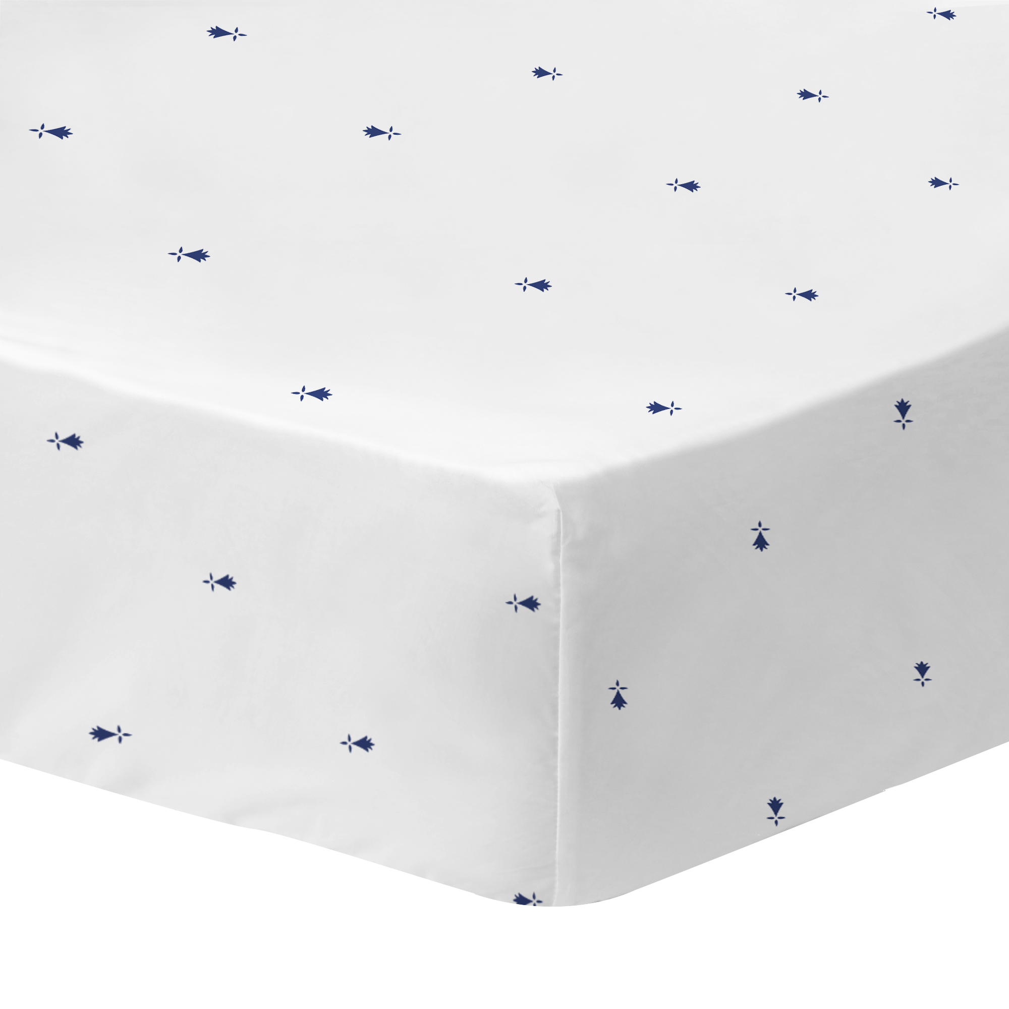 Drap-housse imprimé 100% coton, Bretagne BREIZH, MATT ET ROSE