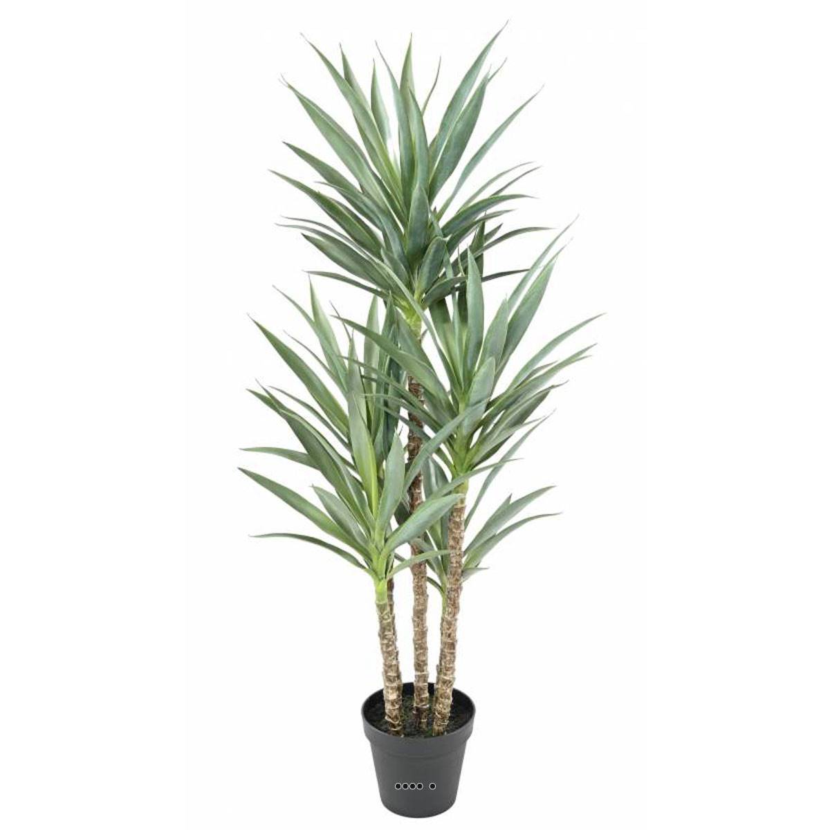Yucca artificiel multitroncs en pot H 150 cm, ARTIFICIELLES