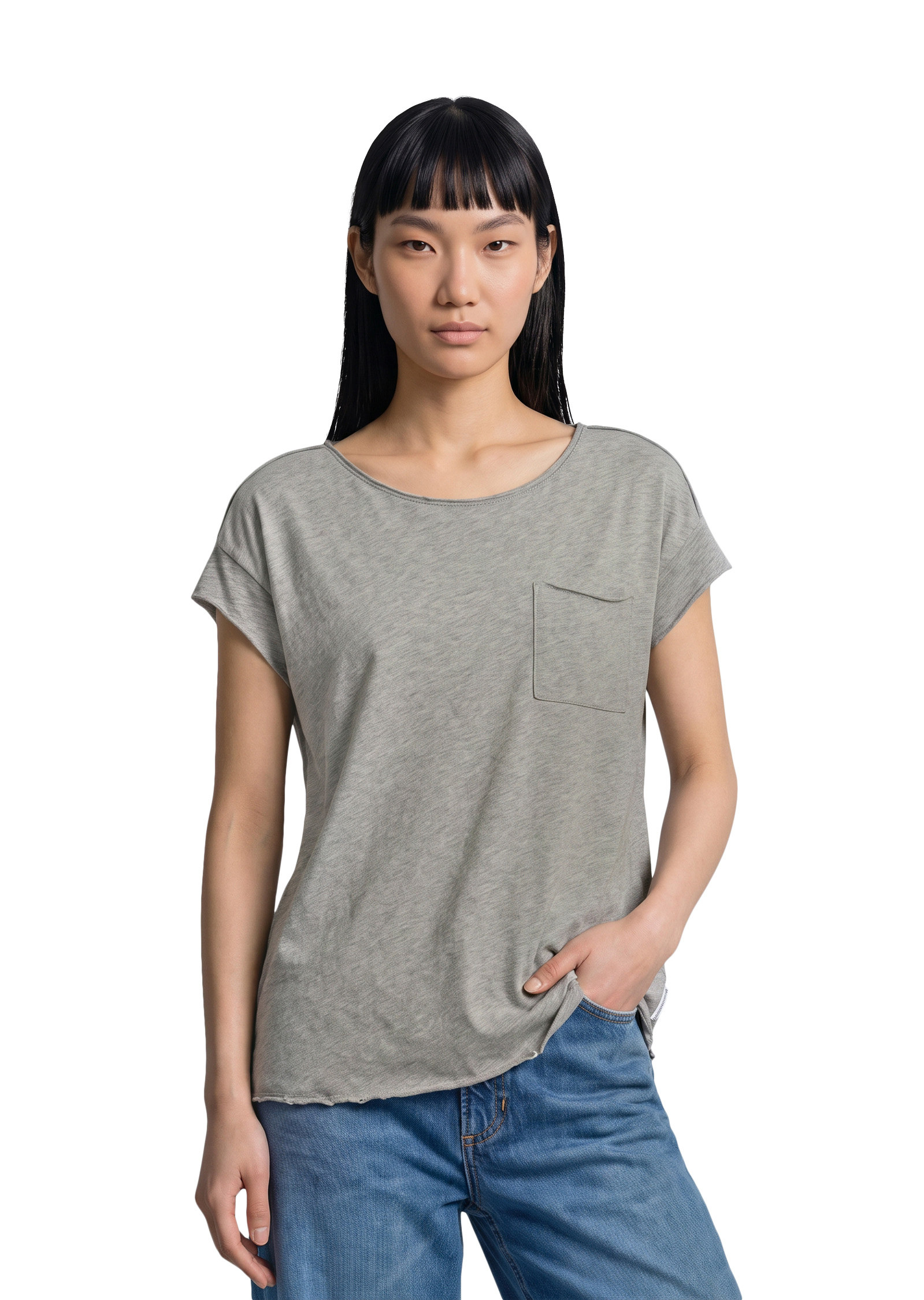T-shirt relaxed en coton biologique, MARC O’POLO DENIM