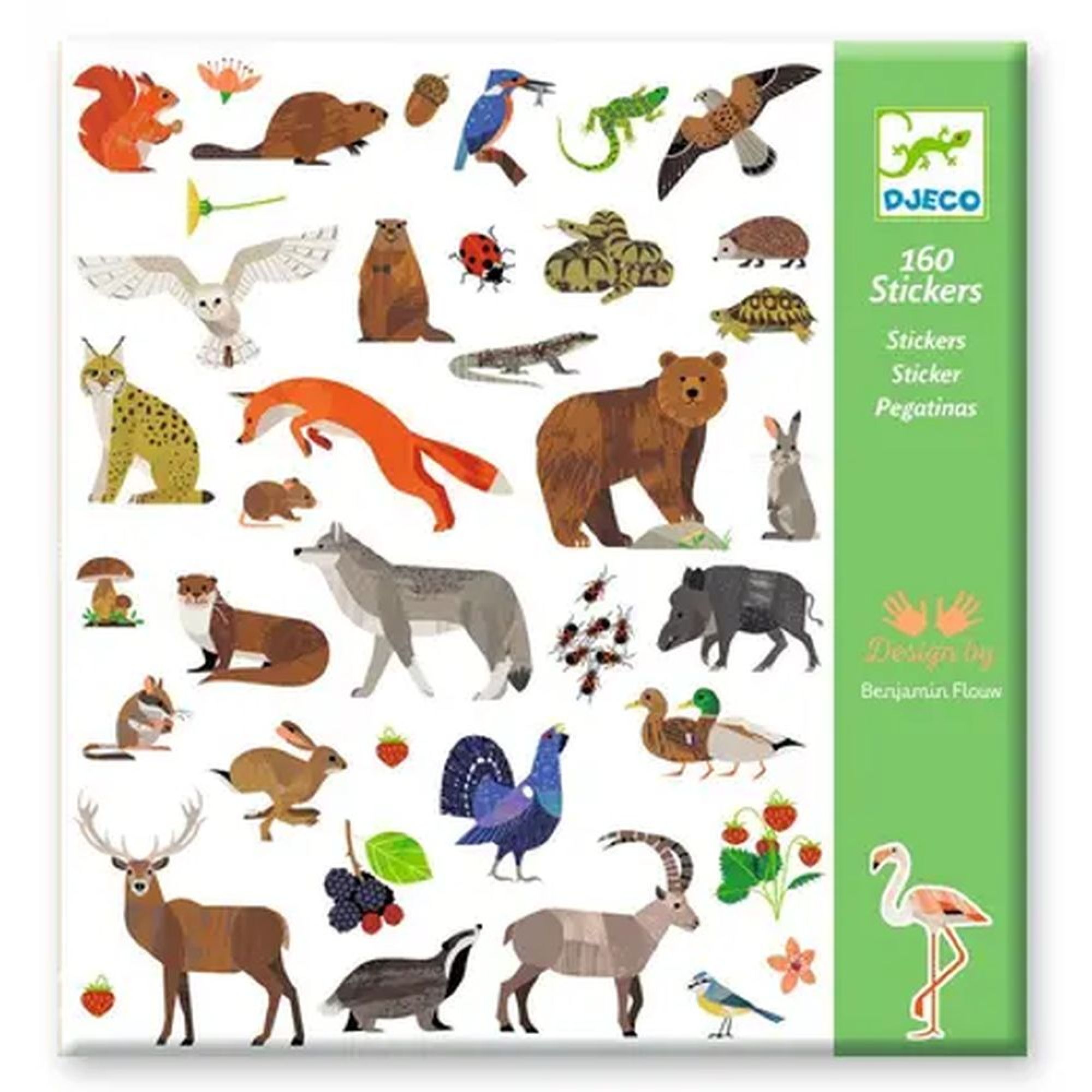 Stickers Faune, DJECO