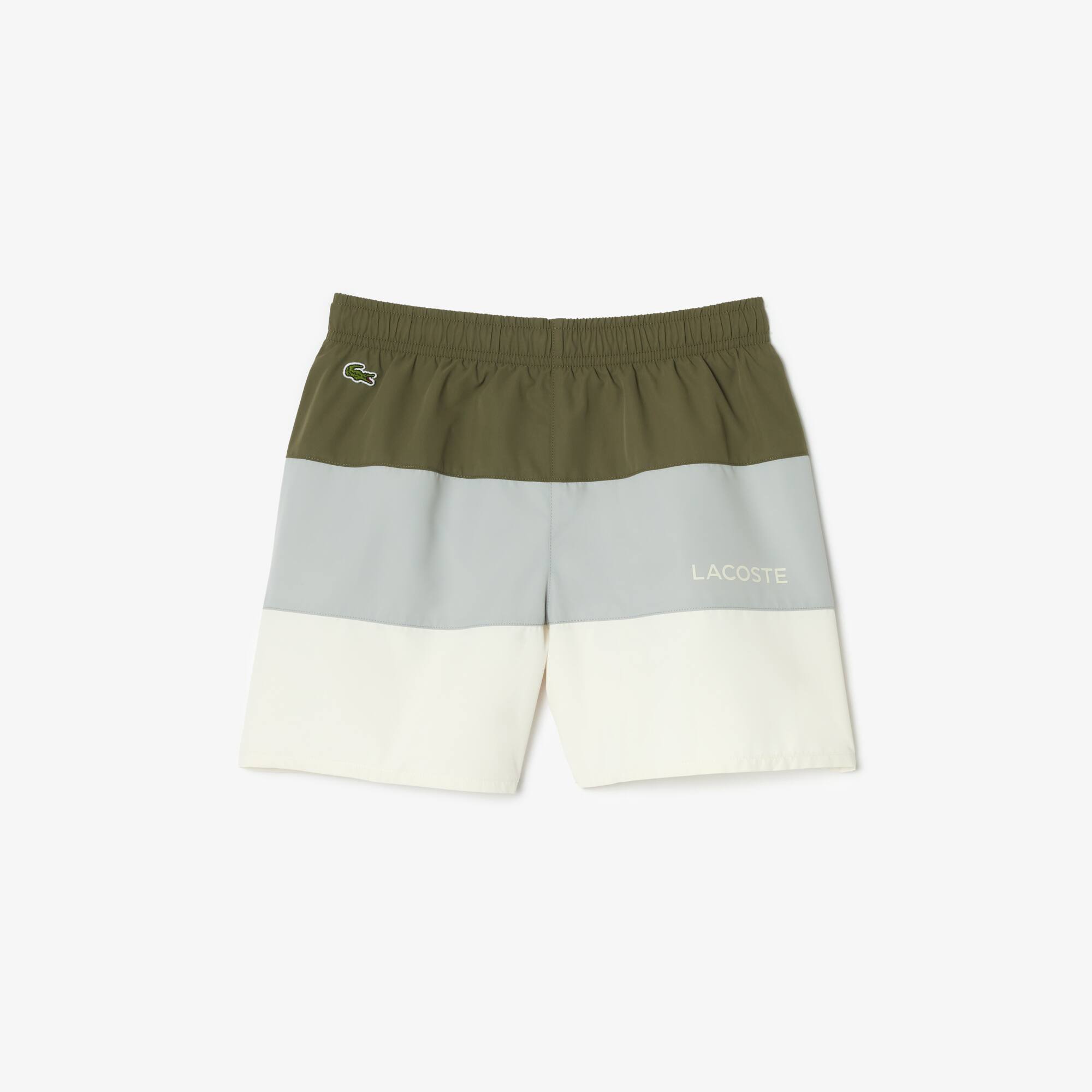 Lacoste taffeta swim shorts discount