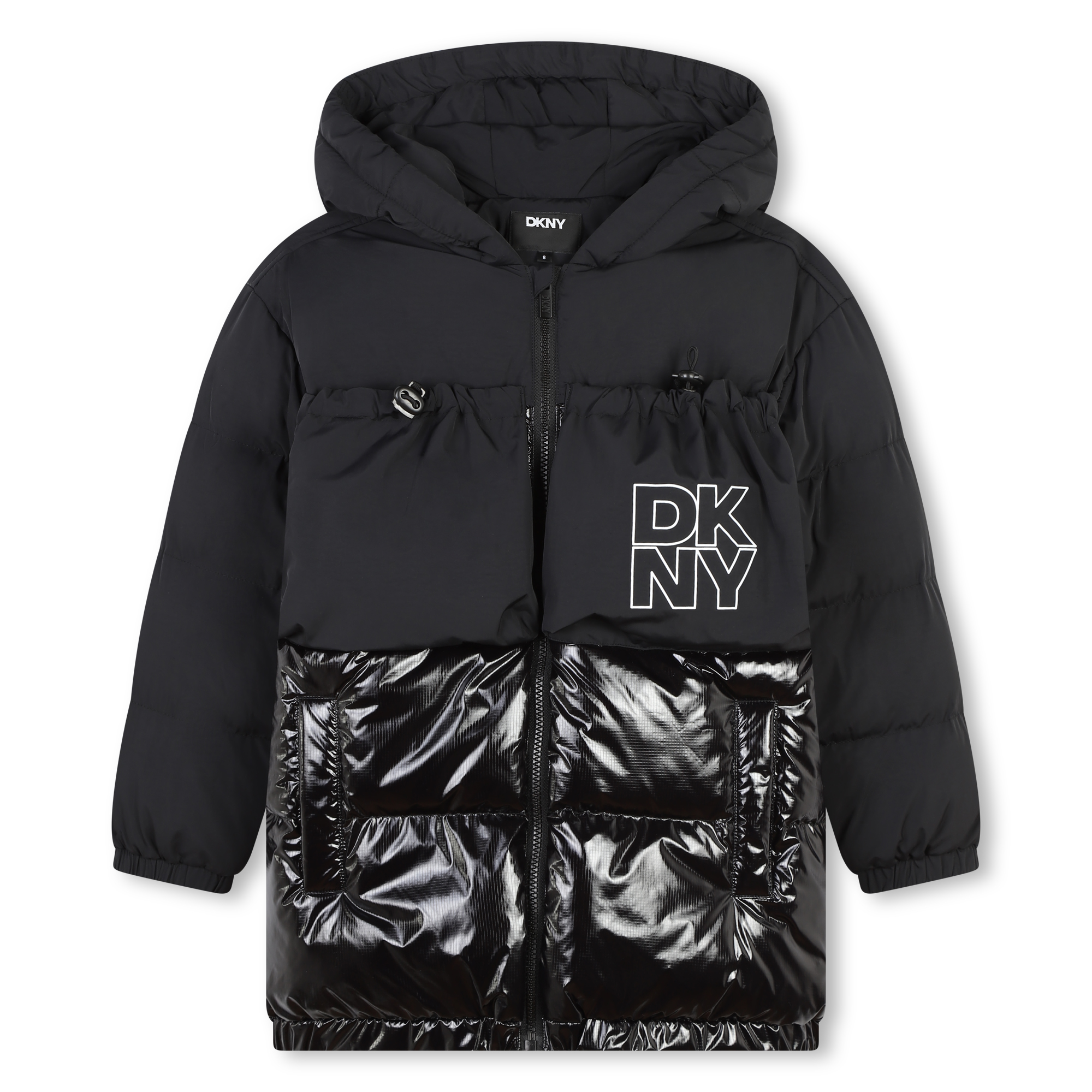 Doudoune a capuche black Dkny La Redoute