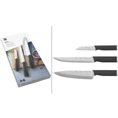 Set de 3 couteaux pour la cuisine WMF Kineo lames forgées en inox WMF