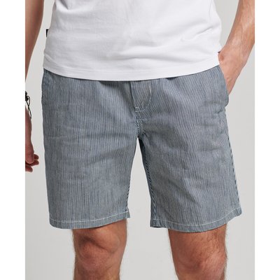 Striped Cotton Shorts SUPERDRY