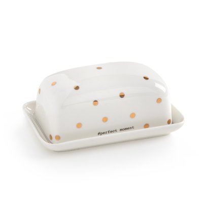 Kubler Porcelain Butter Dish with Cover LA REDOUTE INTERIEURS