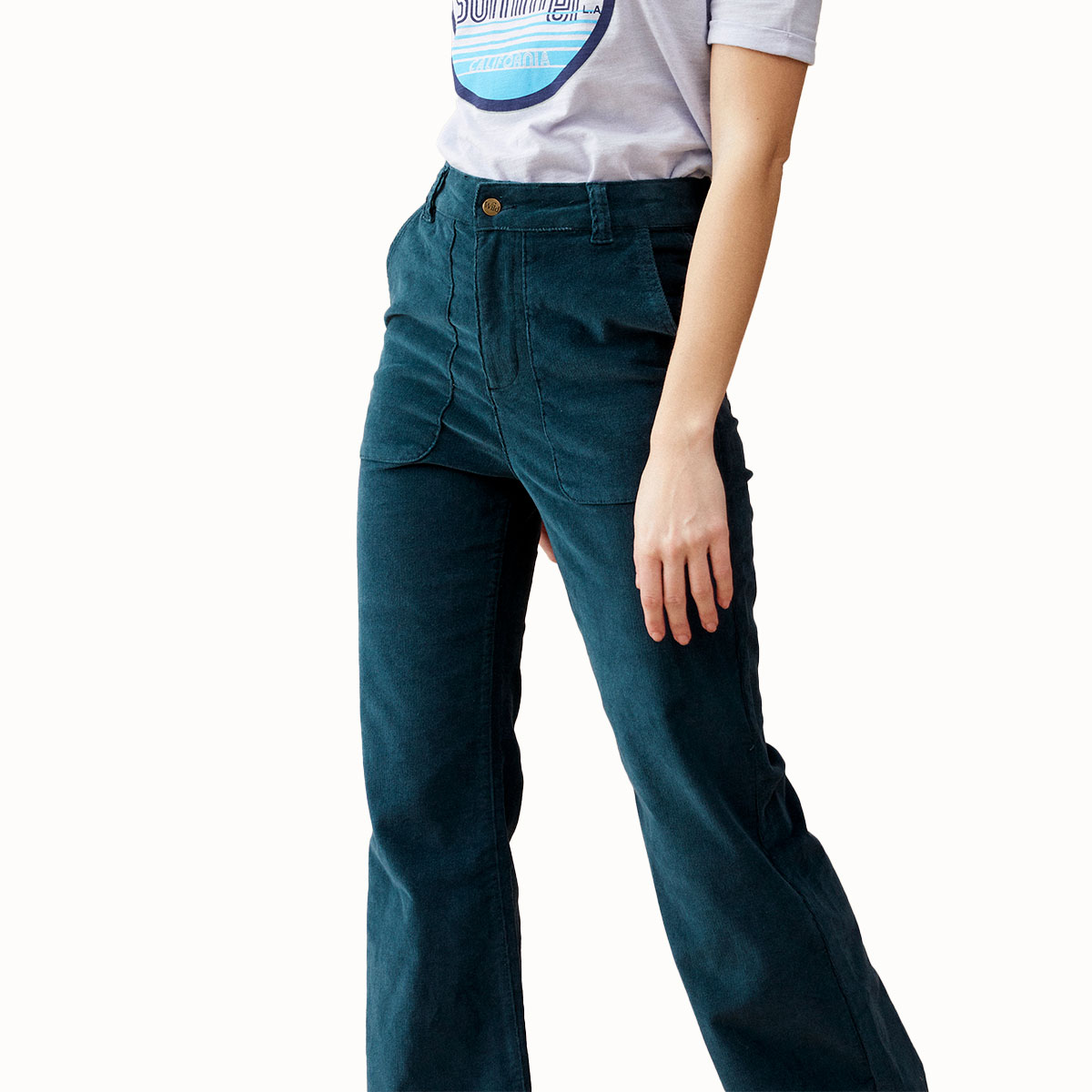 Pantalon velours ELISABETH, WILD