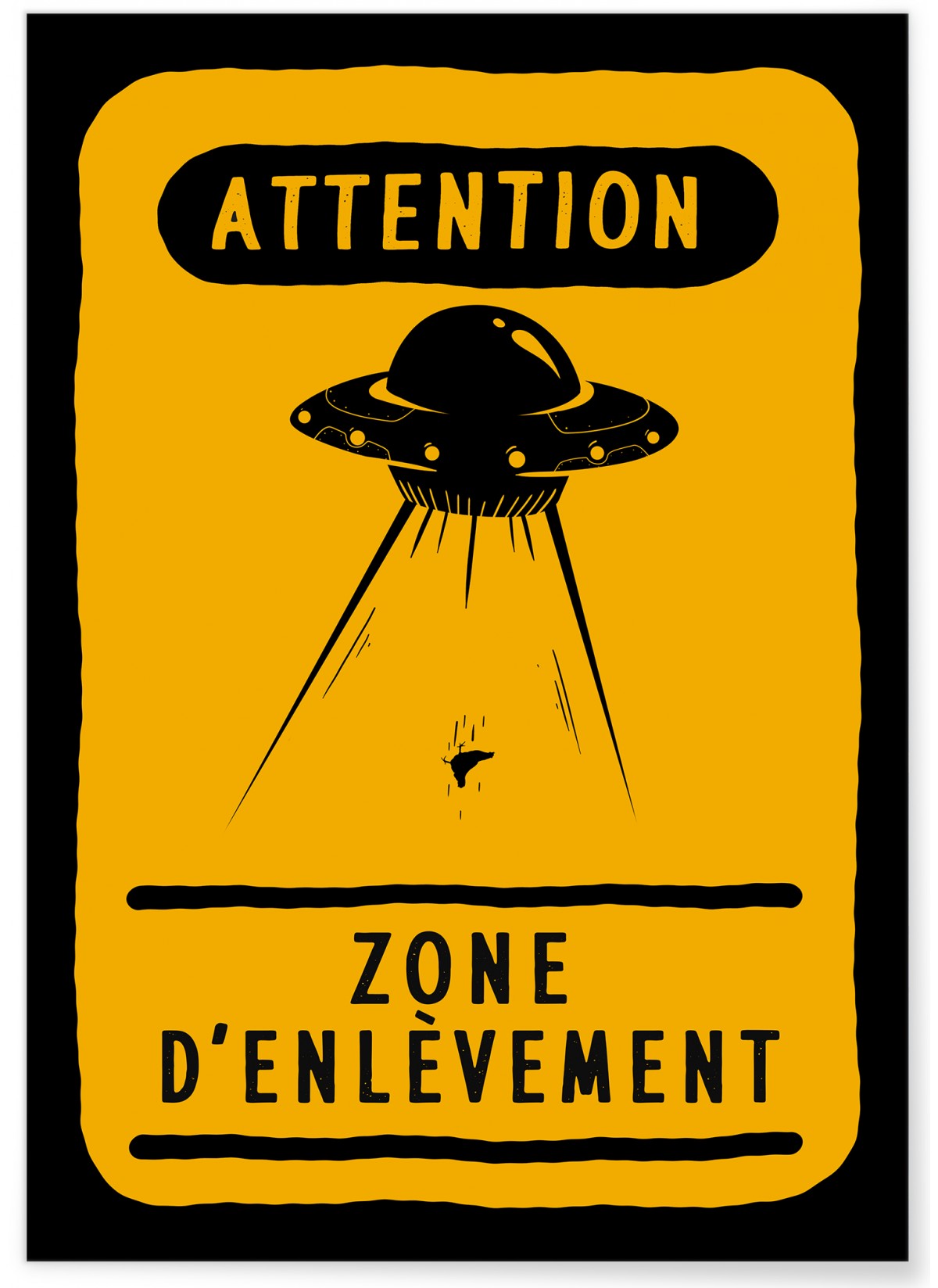 Poster Zone d'enlèvement, L'AFFICHERIE