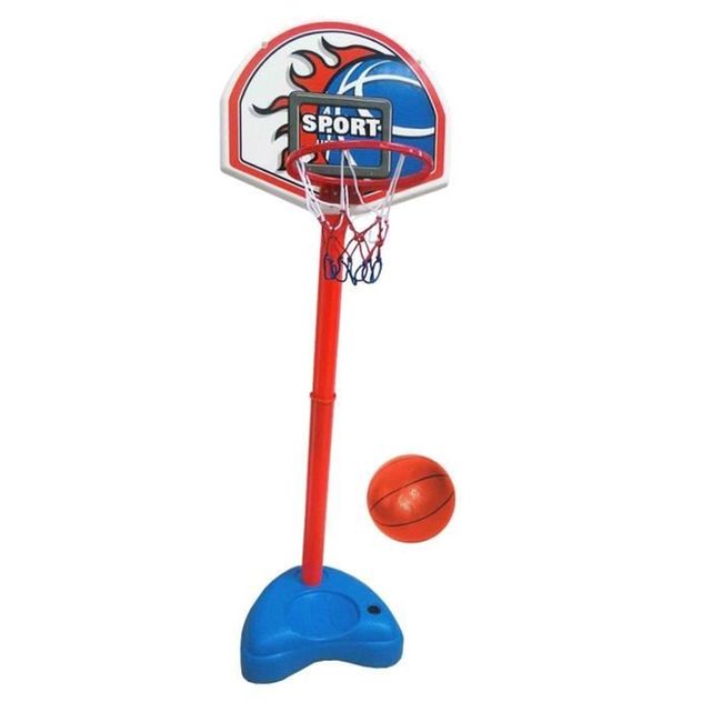 Panneau De Basket 31x43 Cm Sur Pied Avec Base Lestable + Ballon De Basket, AUCUNE