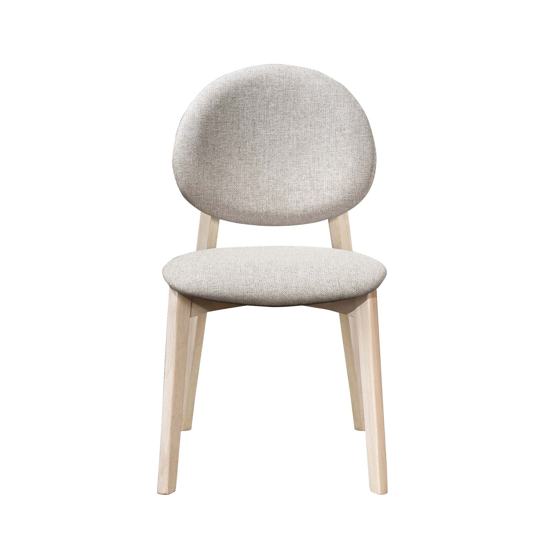 Chaise repas tissu pied chêne, ZAGO