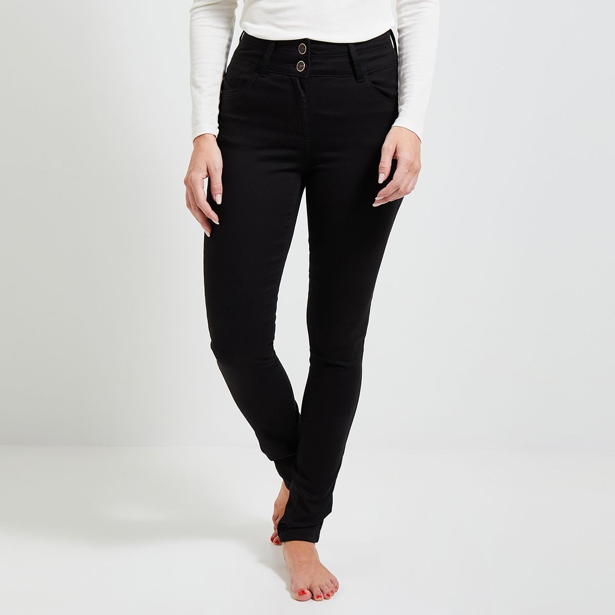 Jean slim taille haute milan Grain De Malice La Redoute