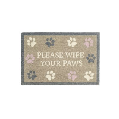 Pet Food Mat - Wipe Your Paws HOWLER & SCRATCH