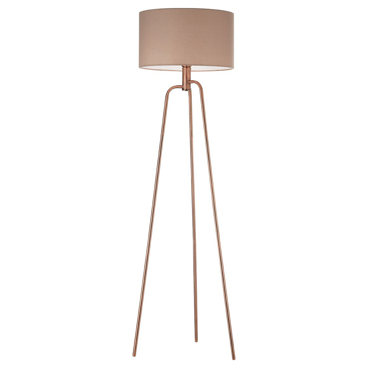 camden copper tripod floor lamp