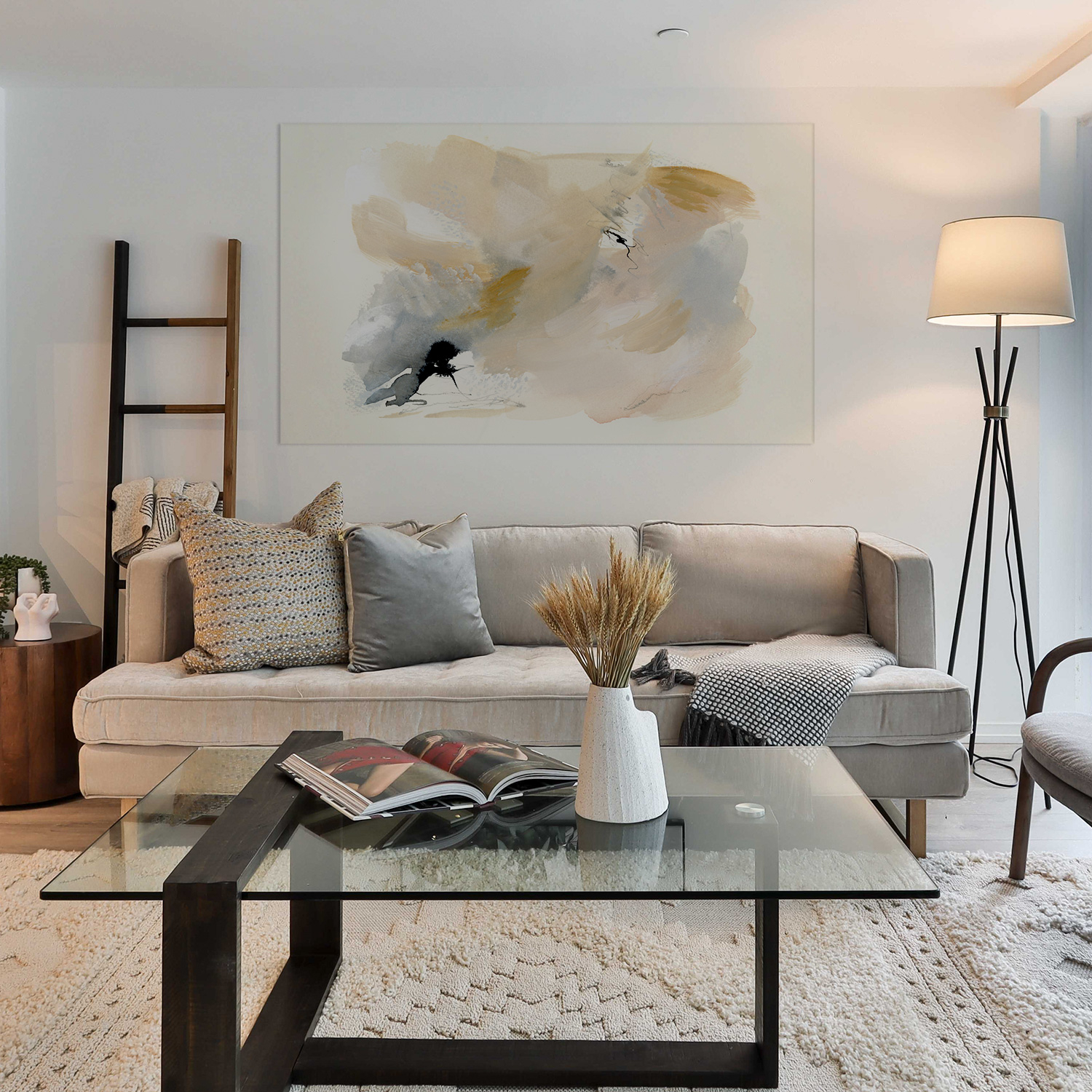 Tableau splash en toile imprimée, 200x110 cm, ACTE DECO