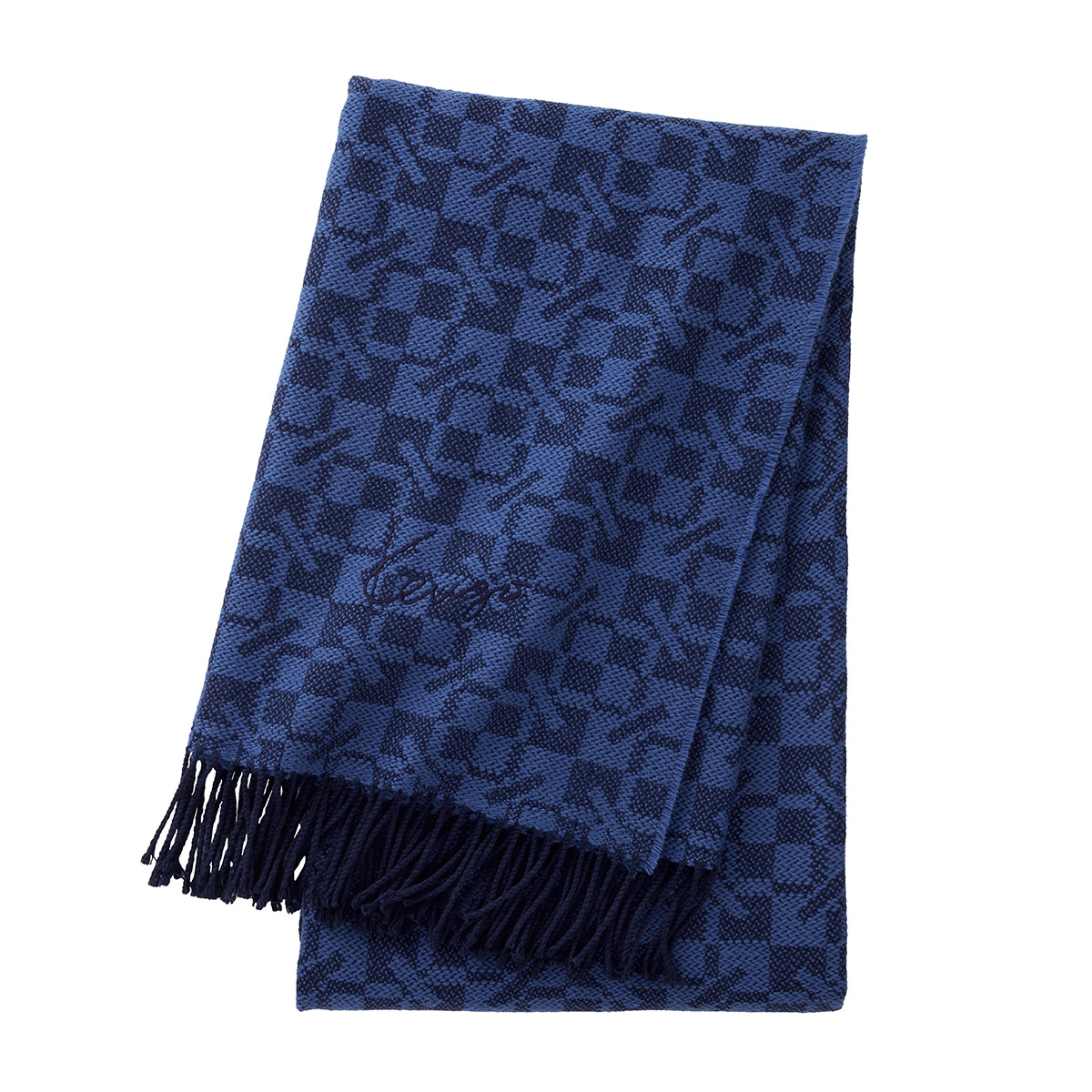Plaid en laine, K MONOGRAM, KENZO HOME