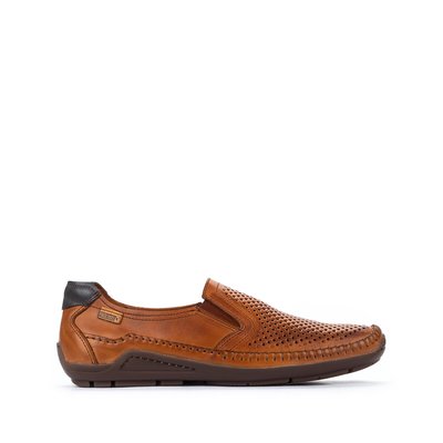 Azores Leather Openwork Loafers PIKOLINOS