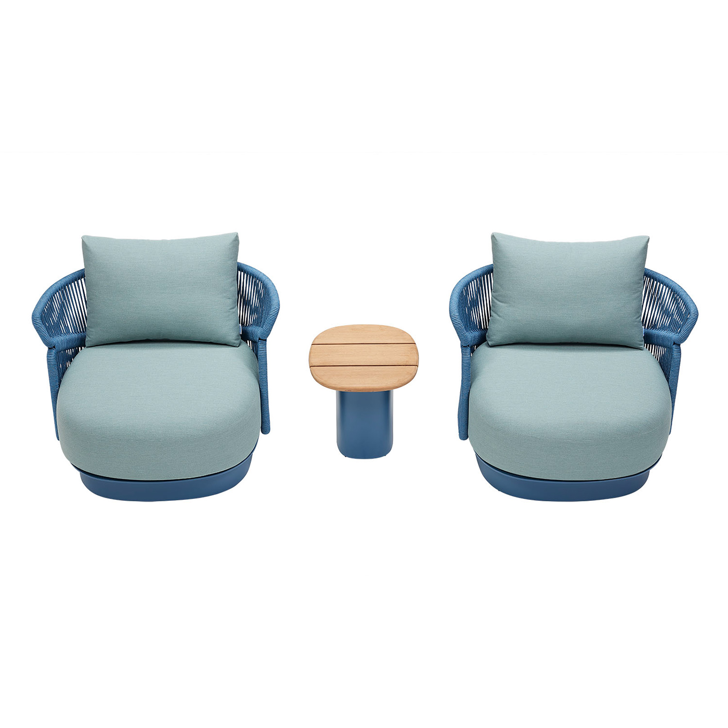 Duo fauteuils de jardin en corde tressée, LASKA, AU JARDIN DE CHLOÉ