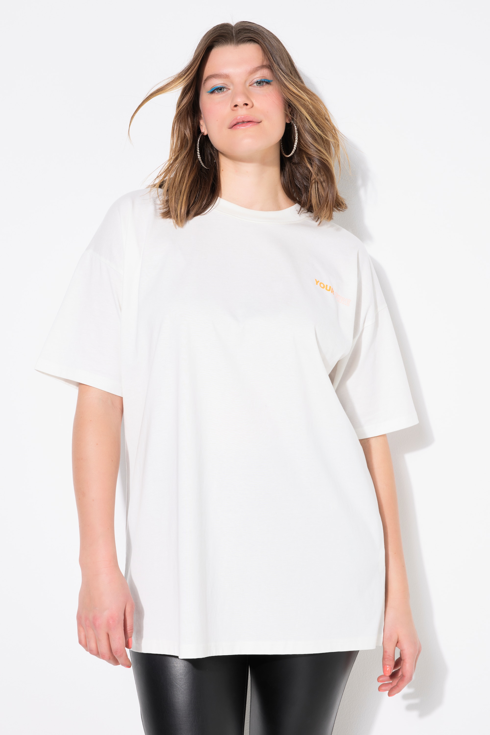 T-shirt oversize, imprimé fluo dans le dos, STUDIO UNTOLD