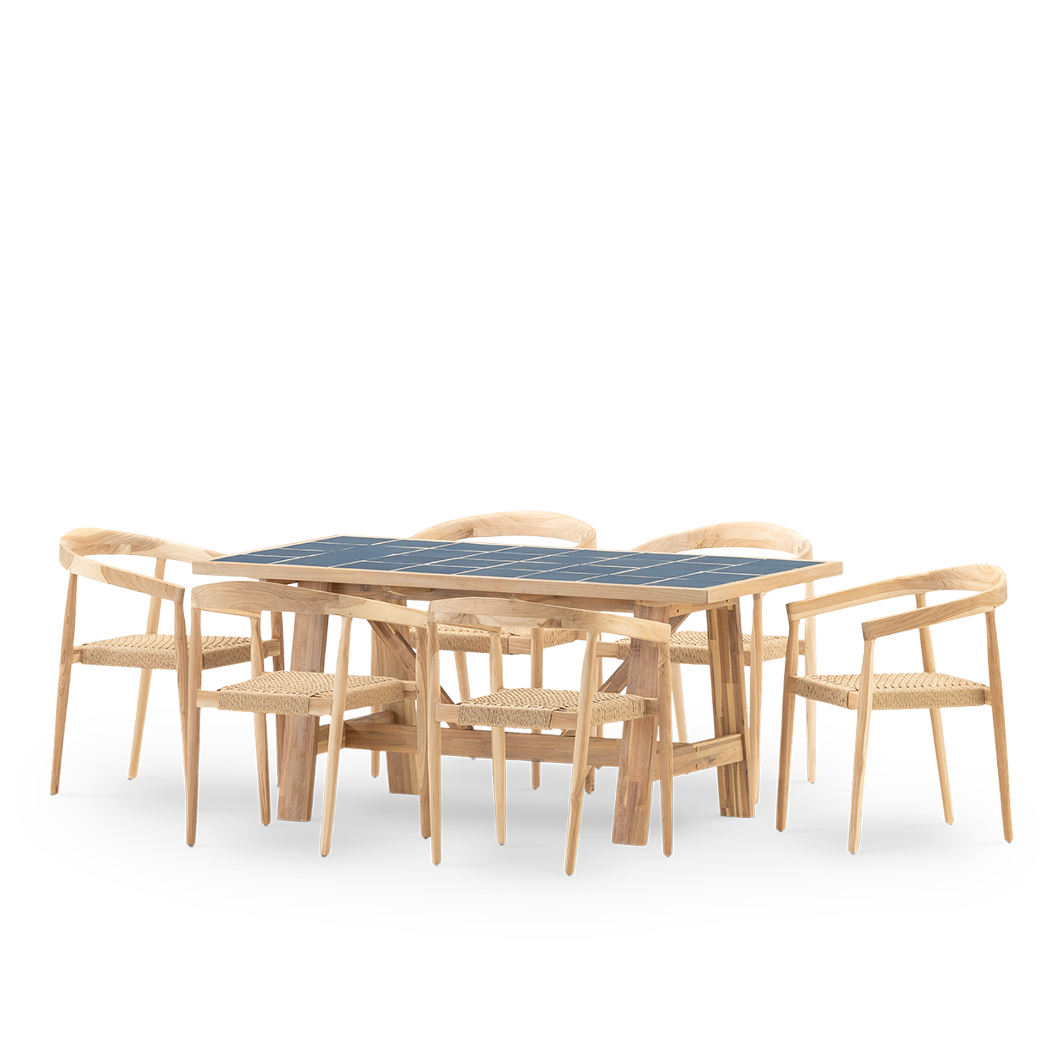 Salon de jardin, 6 fauteuils BISBAL & MODENA, DEFORA HOME