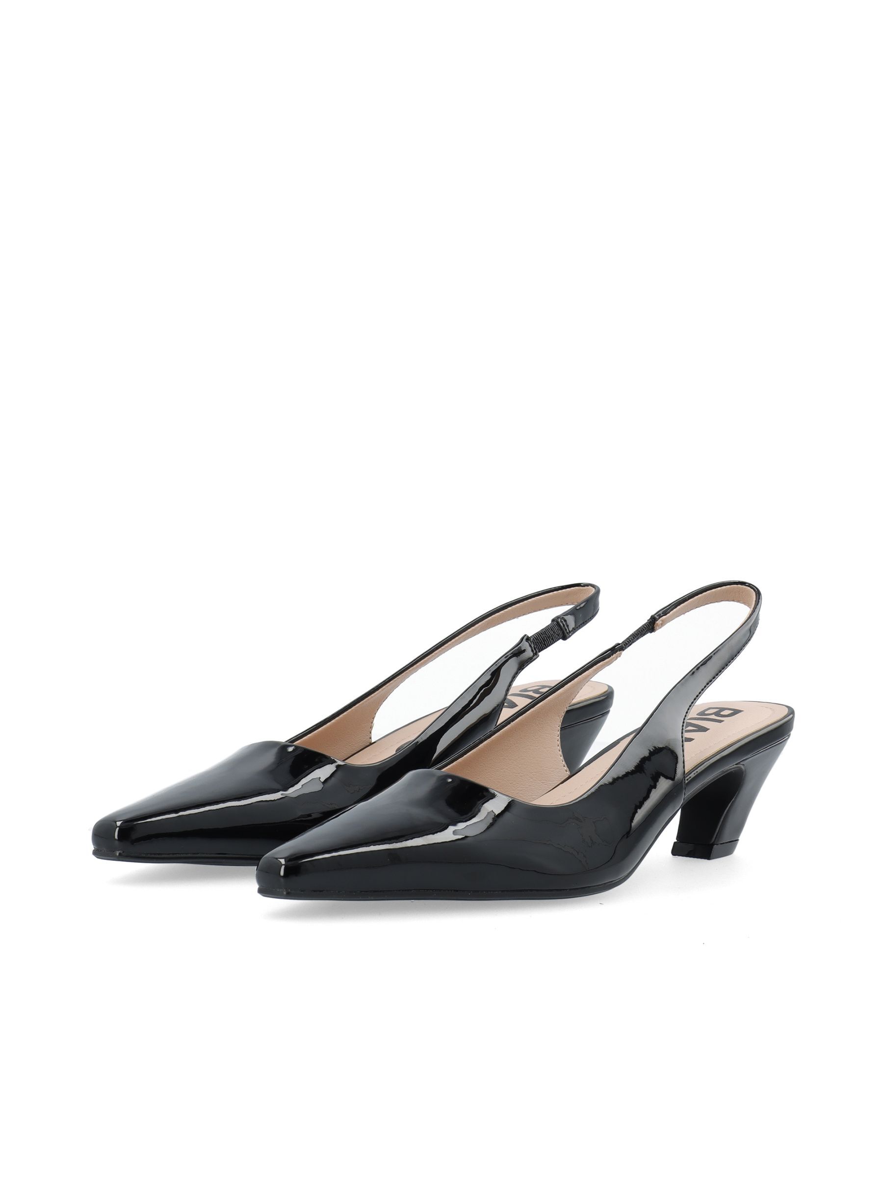 Chaussures À Bride Arrière, BIANCO
