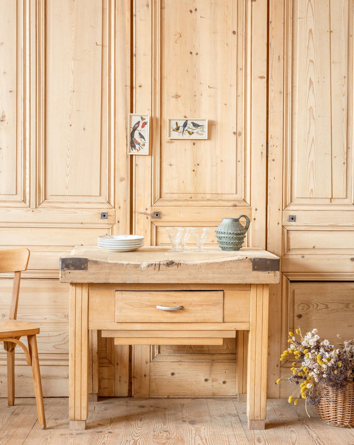 Meuble de métier en bois Fernand N°405 - Bon état, DEBONGOUT