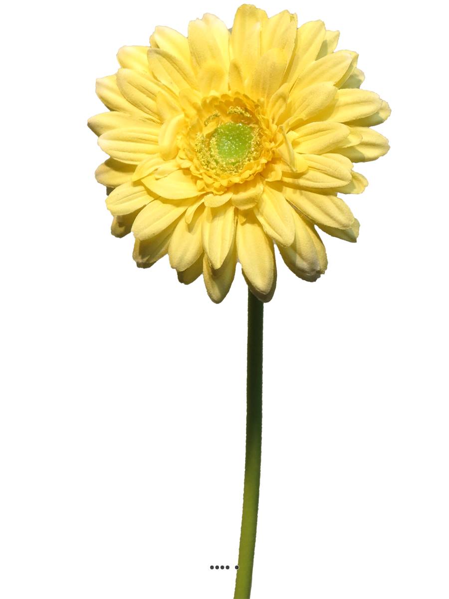 Gerbera artificiel, H 48 cm Jaune, ARTIFICIELLES