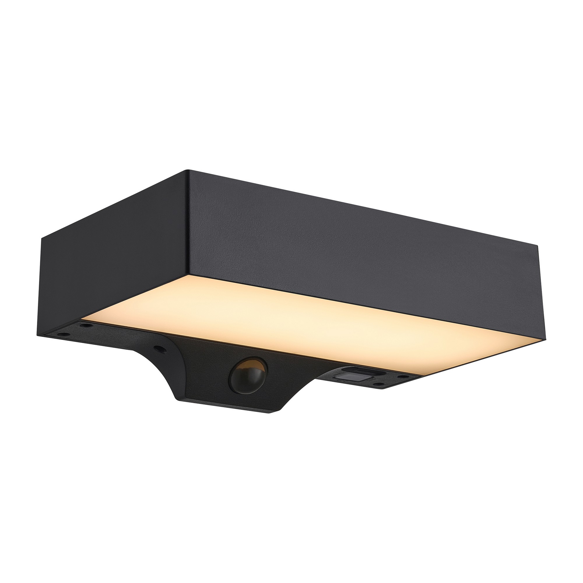 Applique murale extérieure solaire carré en plastique, MONAY, NORDLUX