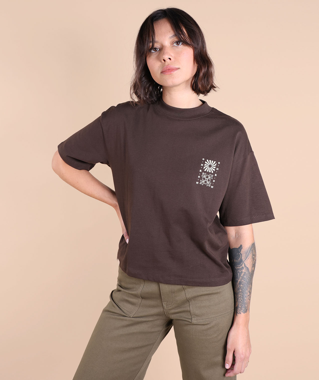 Tee-shirt printé poitrine et dos ASY, OXBOW