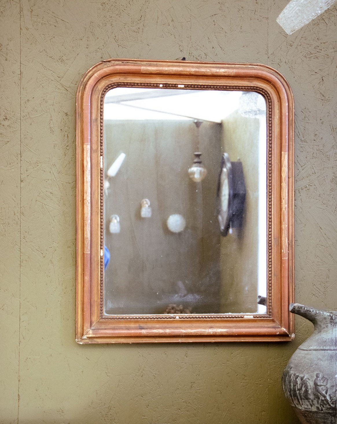Miroir en plâtre Georges N°1098 - Bon état, DEBONGOUT
