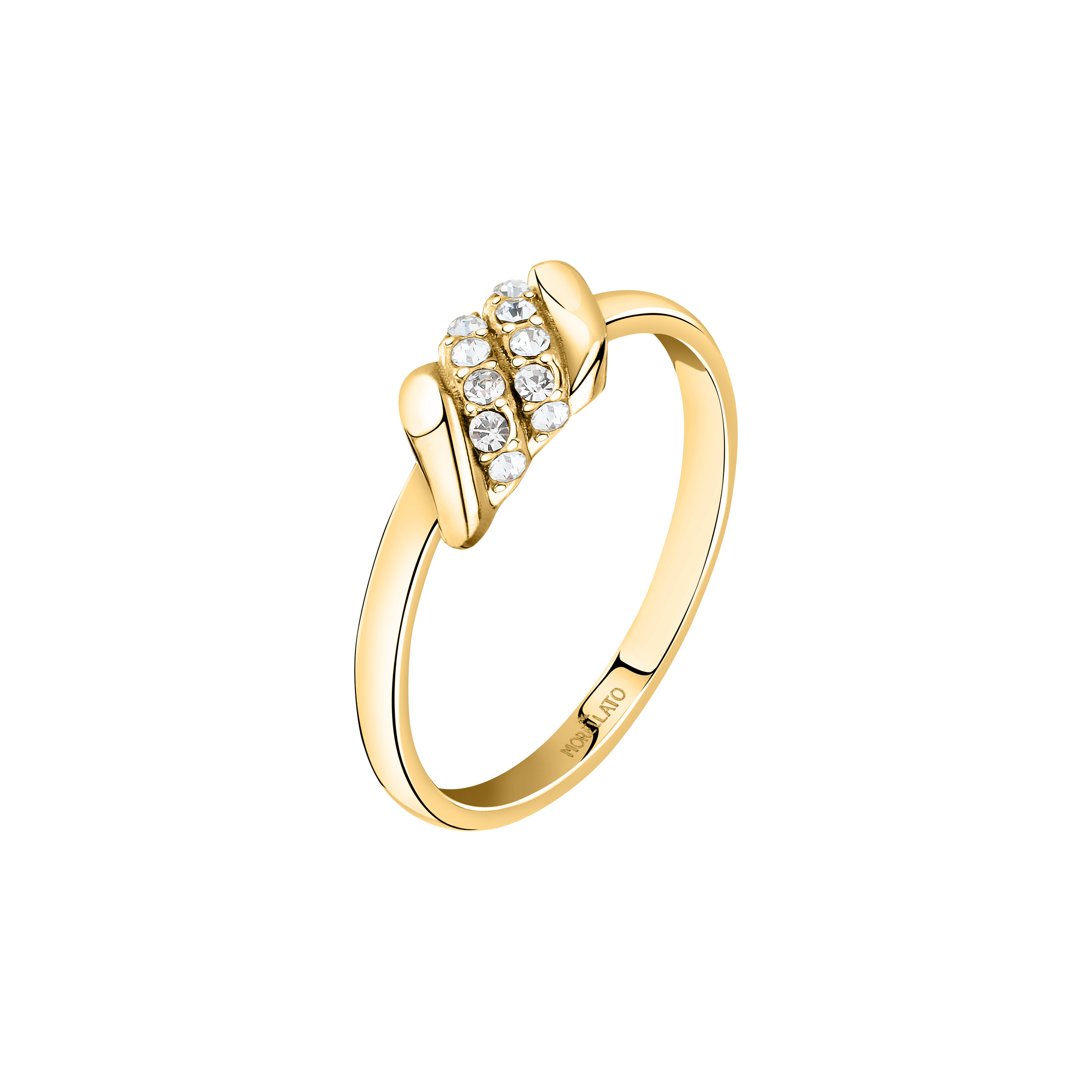 Bague en Acier, Cristaux TORCHON, MORELLATO