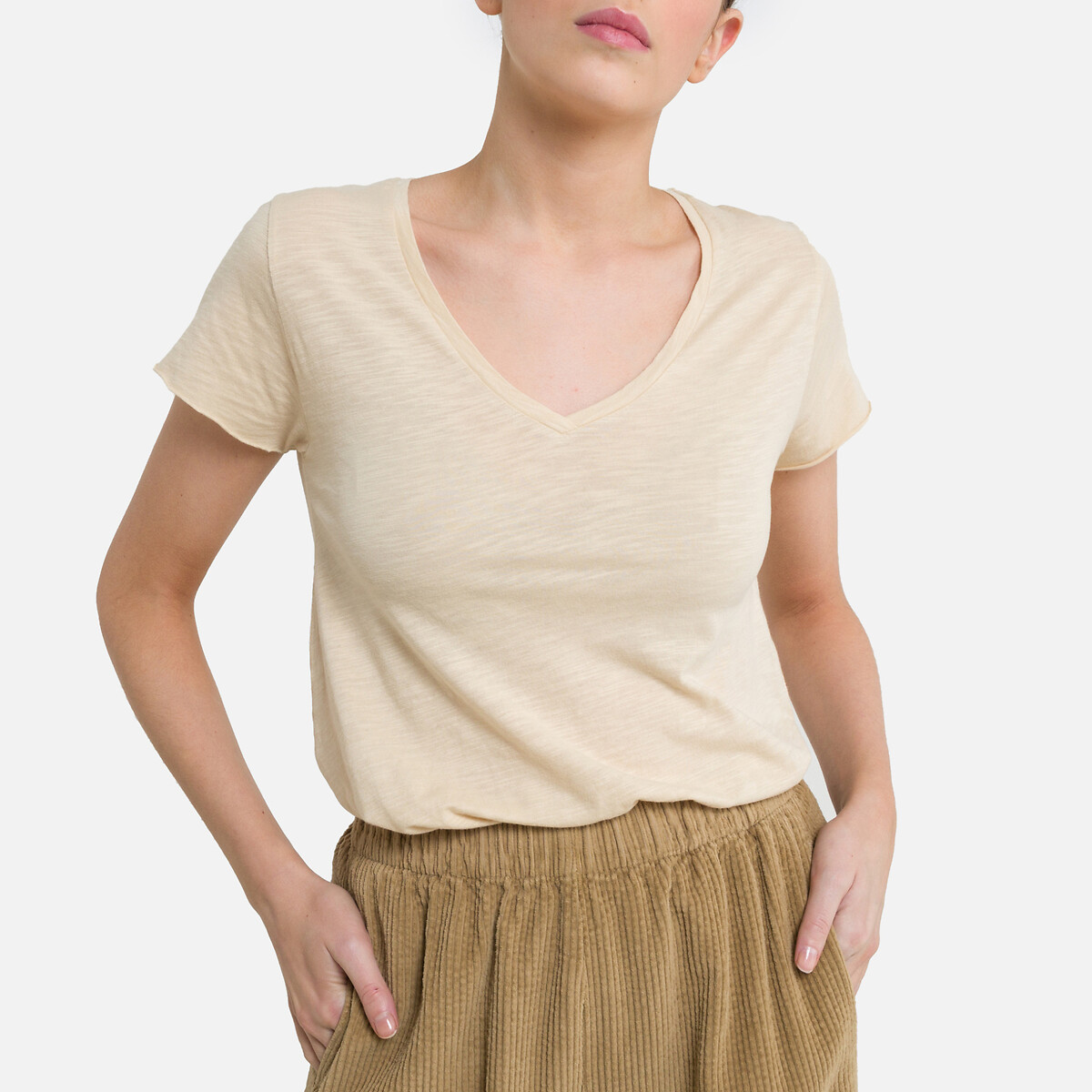 Vintage gele blouse met zakken Kleding Dameskleding Tops & T-shirts Blouses 