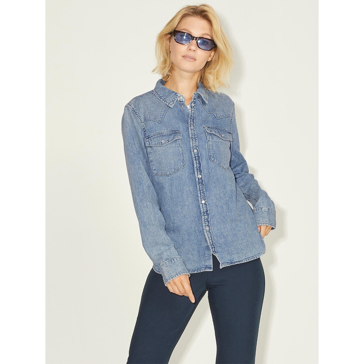 Chemise en jean femme la redoute hot sale